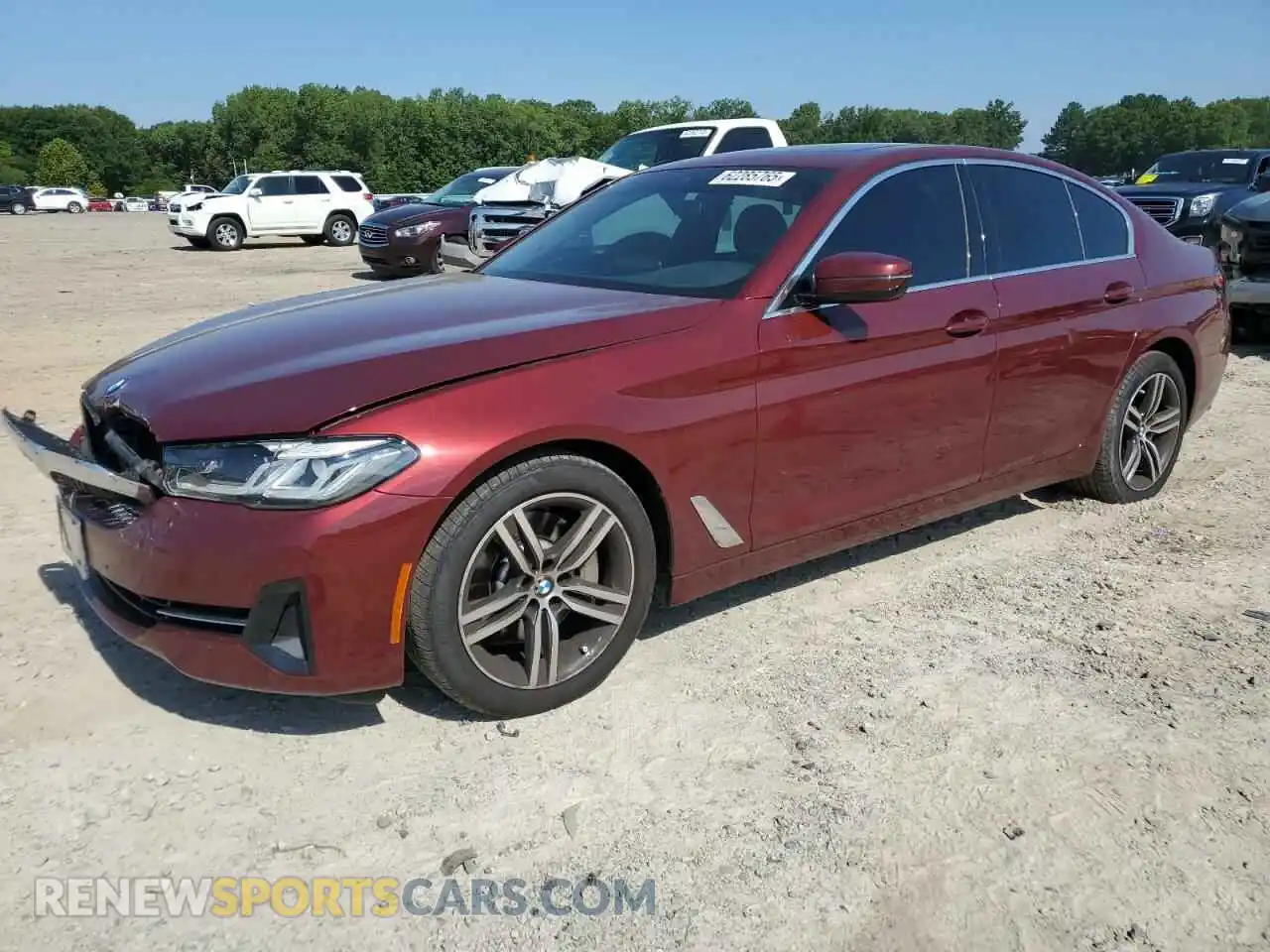 1 Photograph of a damaged car WBA53BH03PCM76567 BMW 5 SERIES 2023