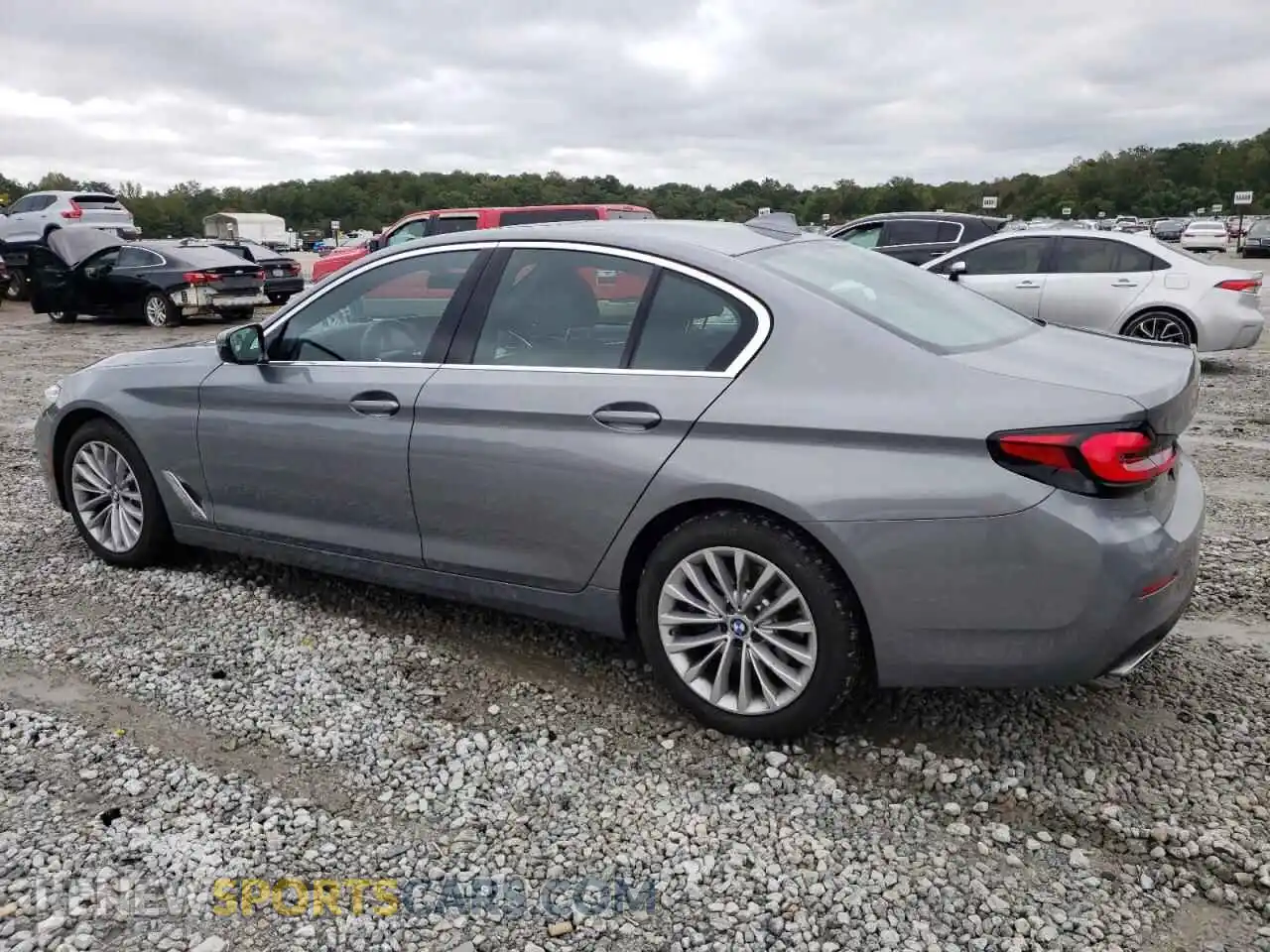 3 fotografías del automóvil dañado WBA53BH07PCN80432 BMW 5 SERIES 2023