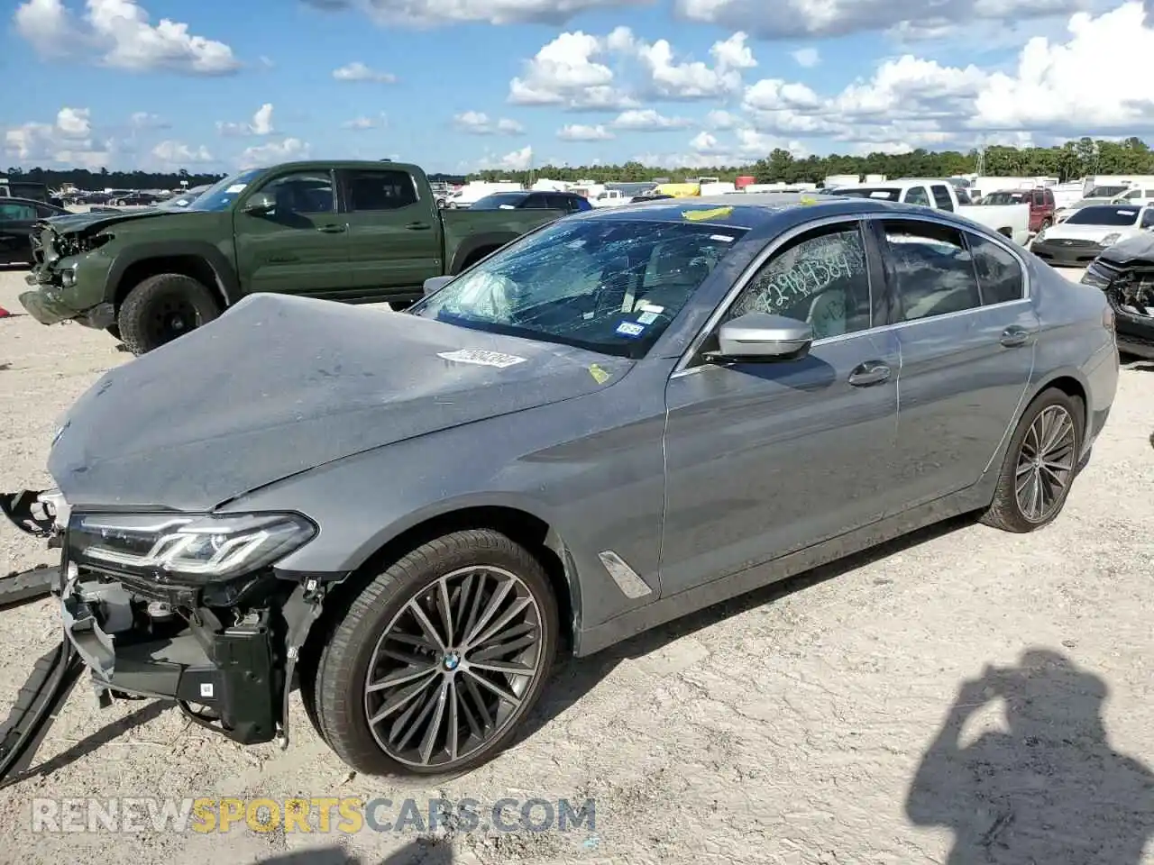 1 Photograph of a damaged car WBA53BJ00PCM01464 BMW 5 SERIES 2023