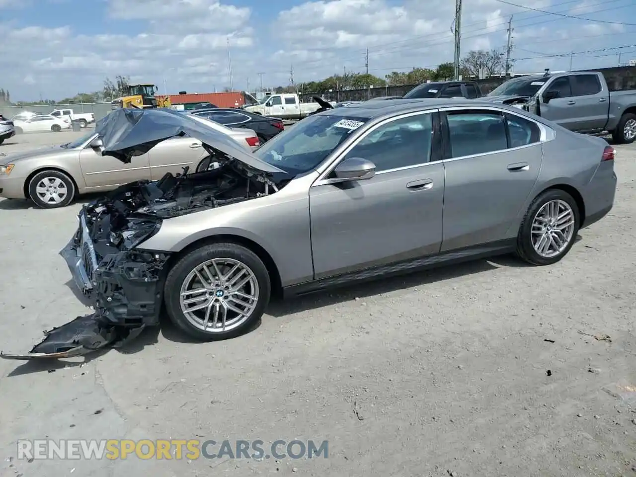 1 Photograph of a damaged car WBA43FJ01RCR17208 BMW 5 SERIES 2024