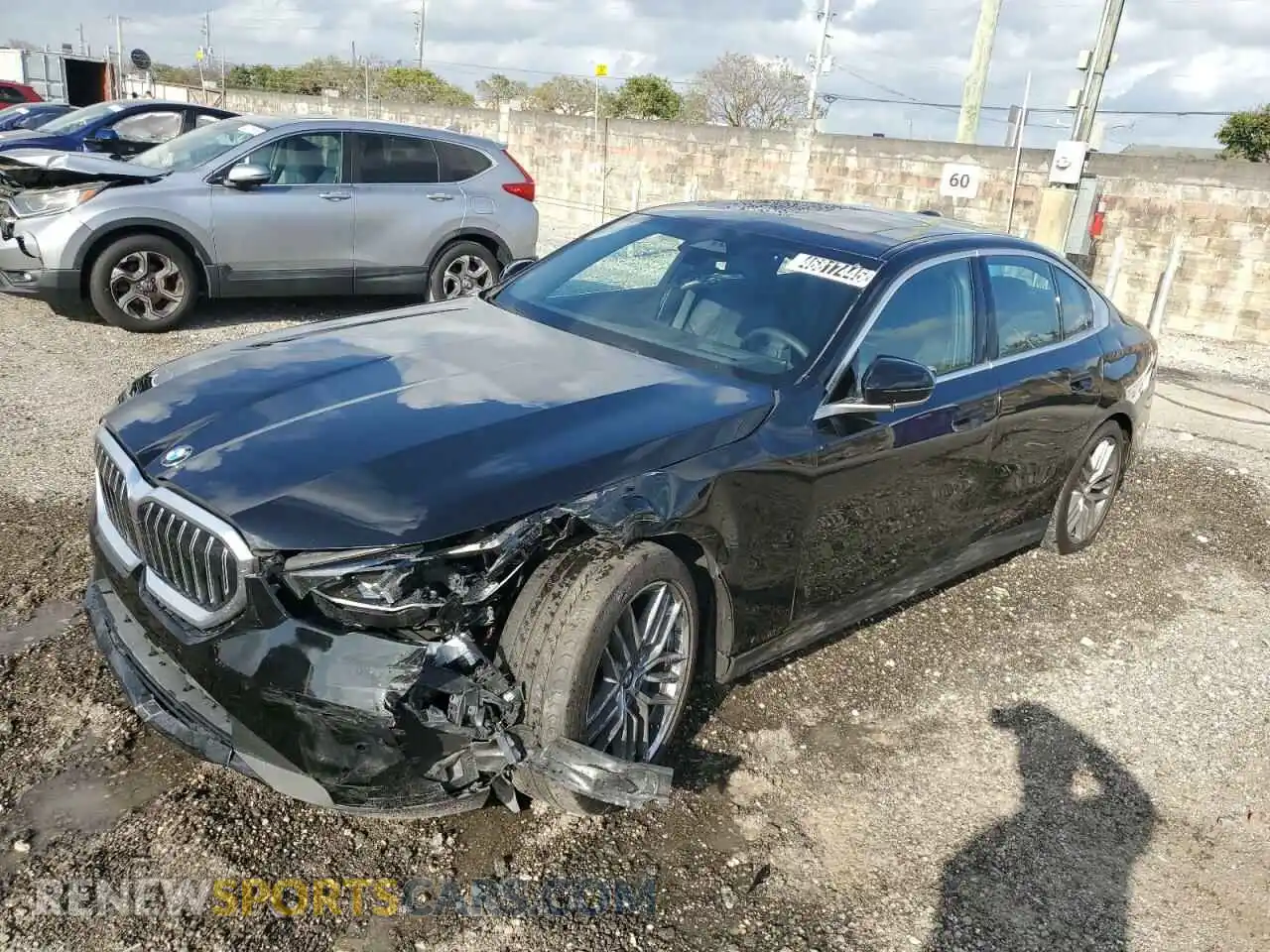 1 Photograph of a damaged car WBA43FJ03RCP86217 BMW 5 SERIES 2024