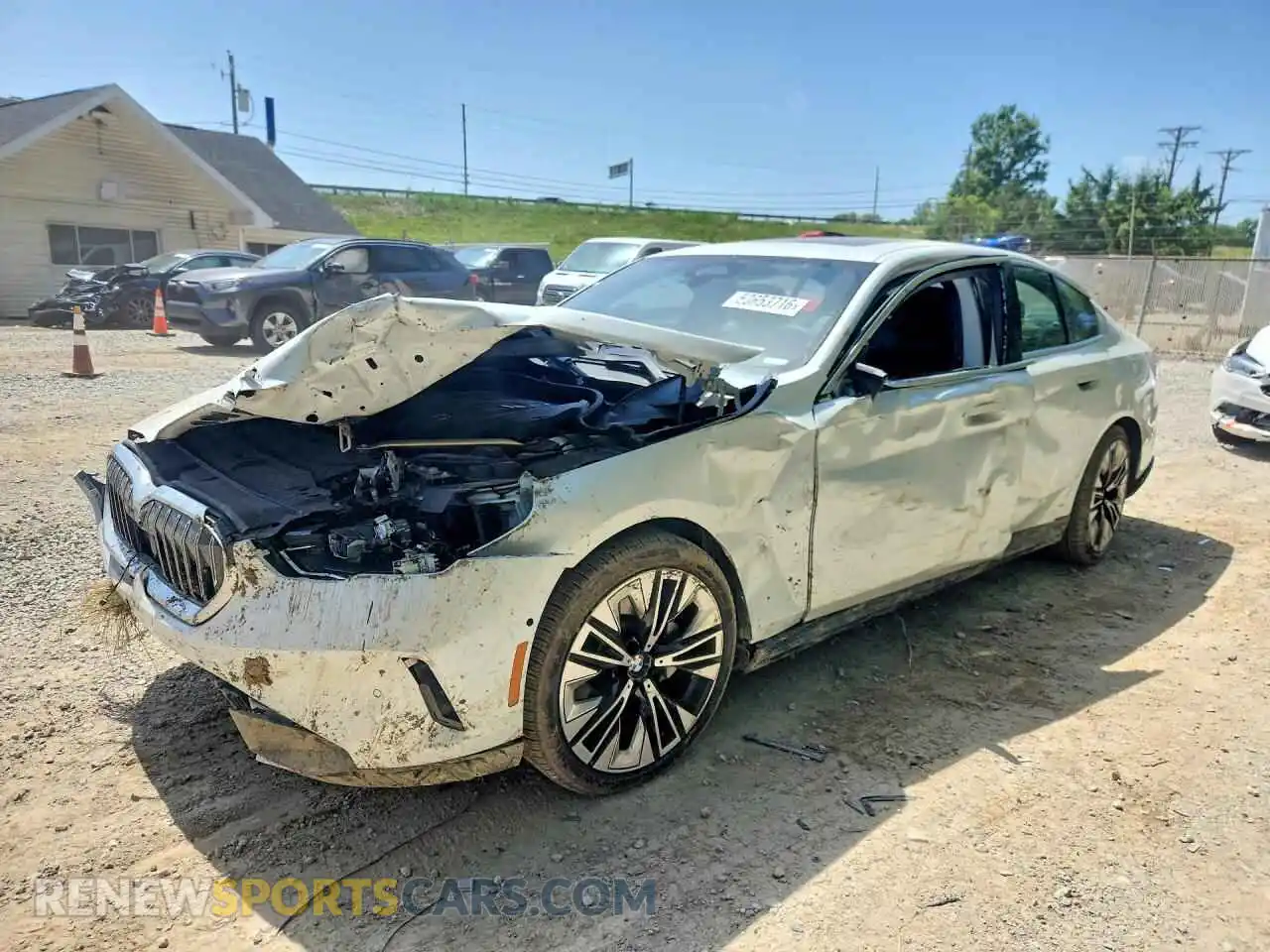 1 Photograph of a damaged car WBA53FJ00RCS32167 BMW 5 SERIES 2024