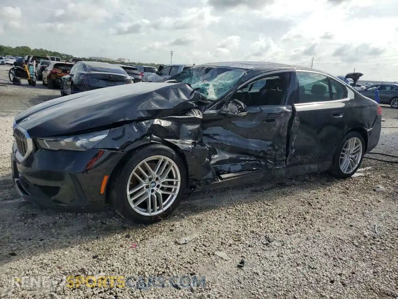 1 Photograph of a damaged car WBA53FJ04RCP78924 BMW 5 SERIES 2024