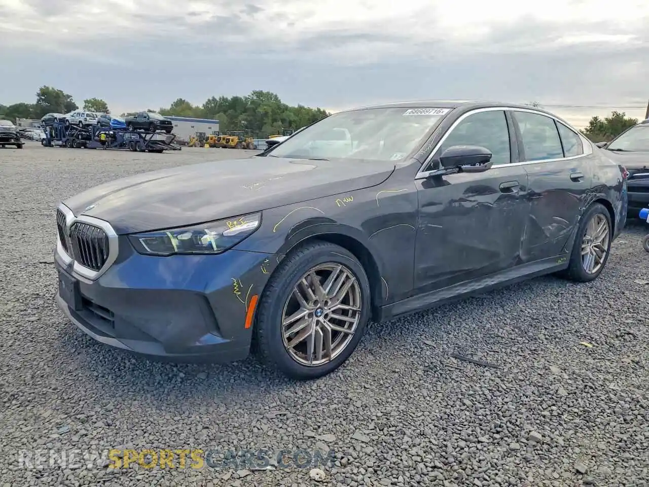 1 Photograph of a damaged car WBA63FJ07RCS58477 BMW 5 SERIES 2024