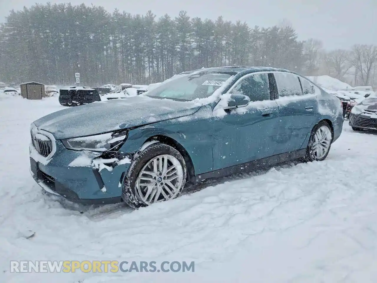 1 Photograph of a damaged car WBA63FJ09RCT00566 BMW 5 SERIES 2024