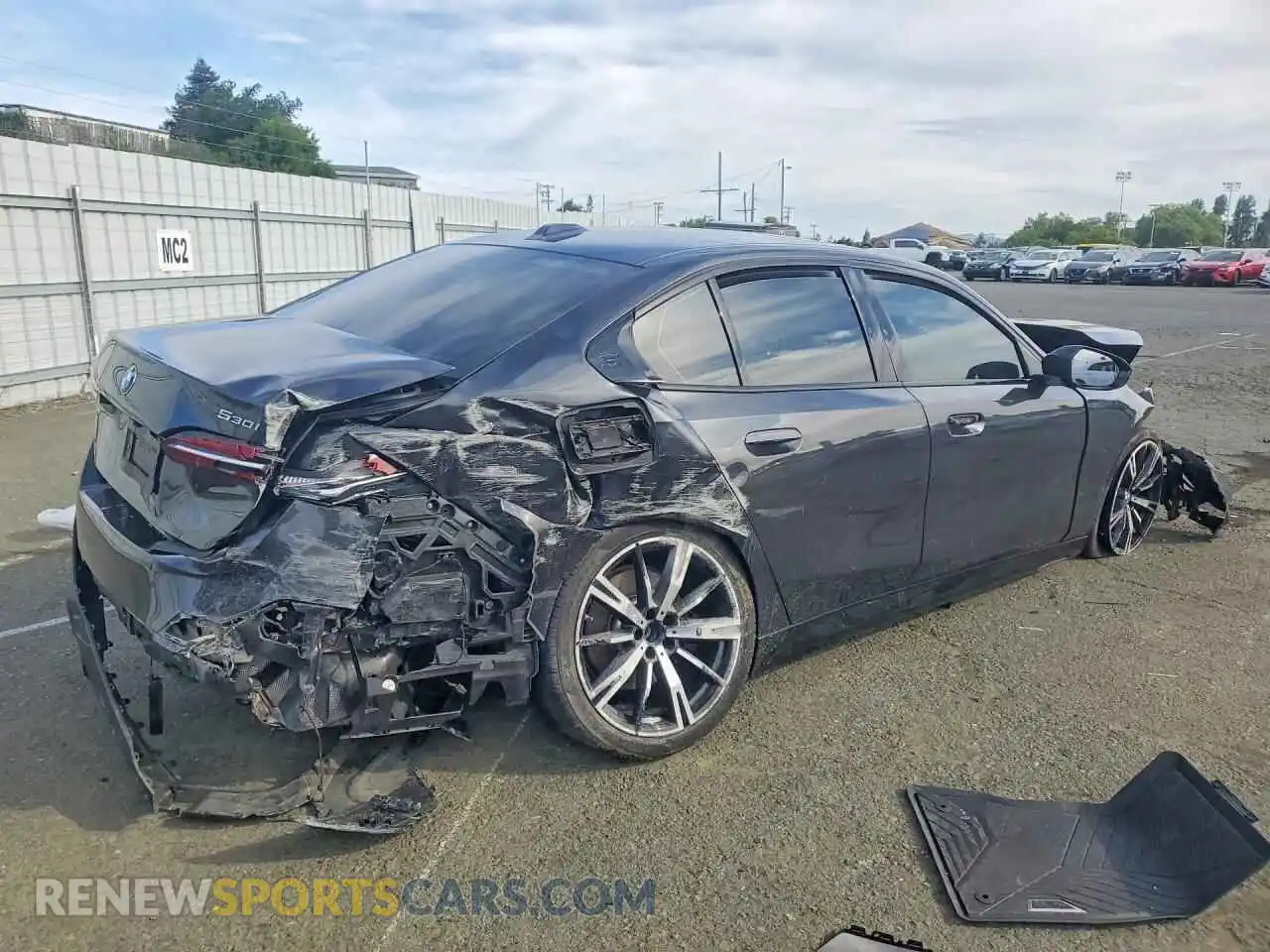 3 Photograph of a damaged car WBA43FJ07SCU32819 BMW 5 SERIES 2025
