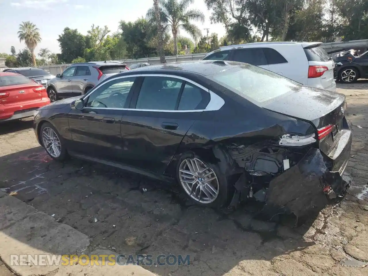 2 Photograph of a damaged car WBA43FJ0XSCT84507 BMW 5 SERIES 2025