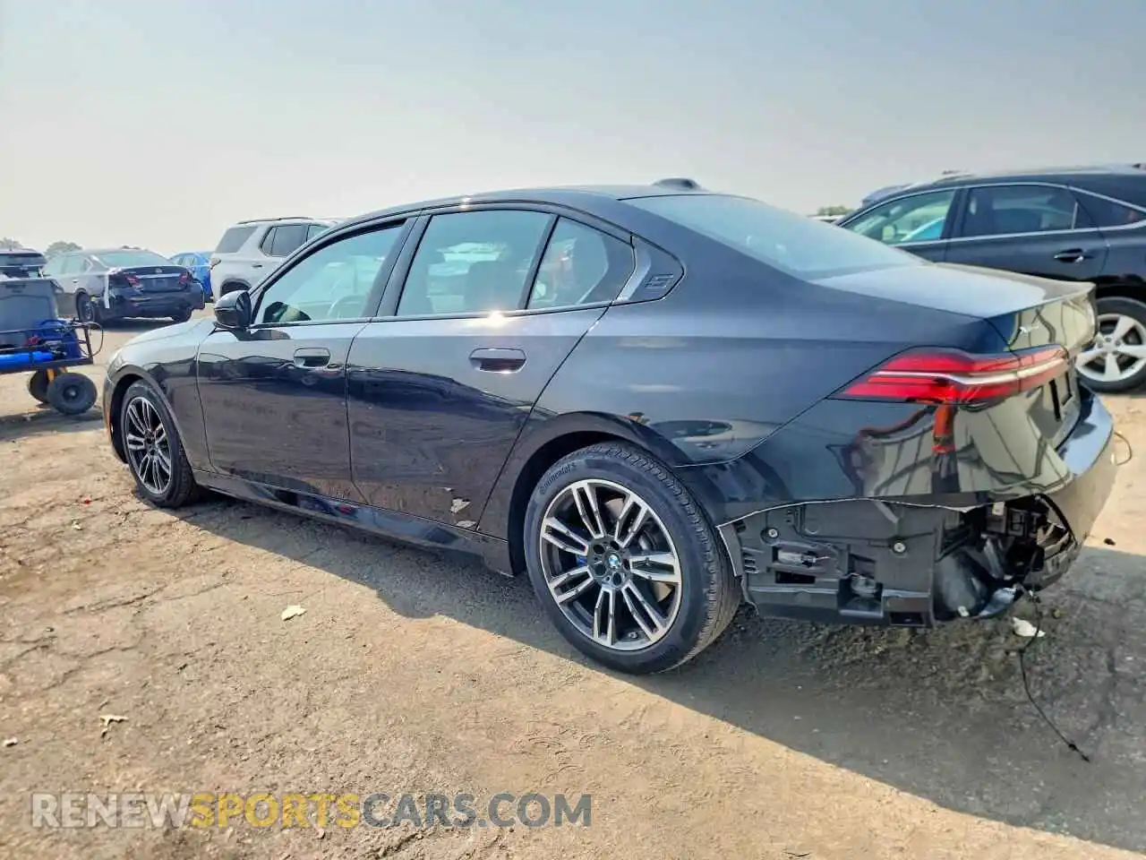 2 Photograph of a damaged car WBA53FJ01SCT27195 BMW 5 SERIES 2025