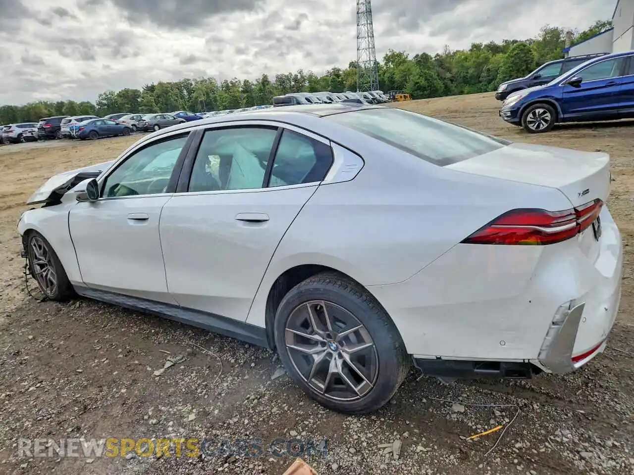2 Photograph of a damaged car WBA53FJ09TCV85594 BMW 5 SERIES 2026