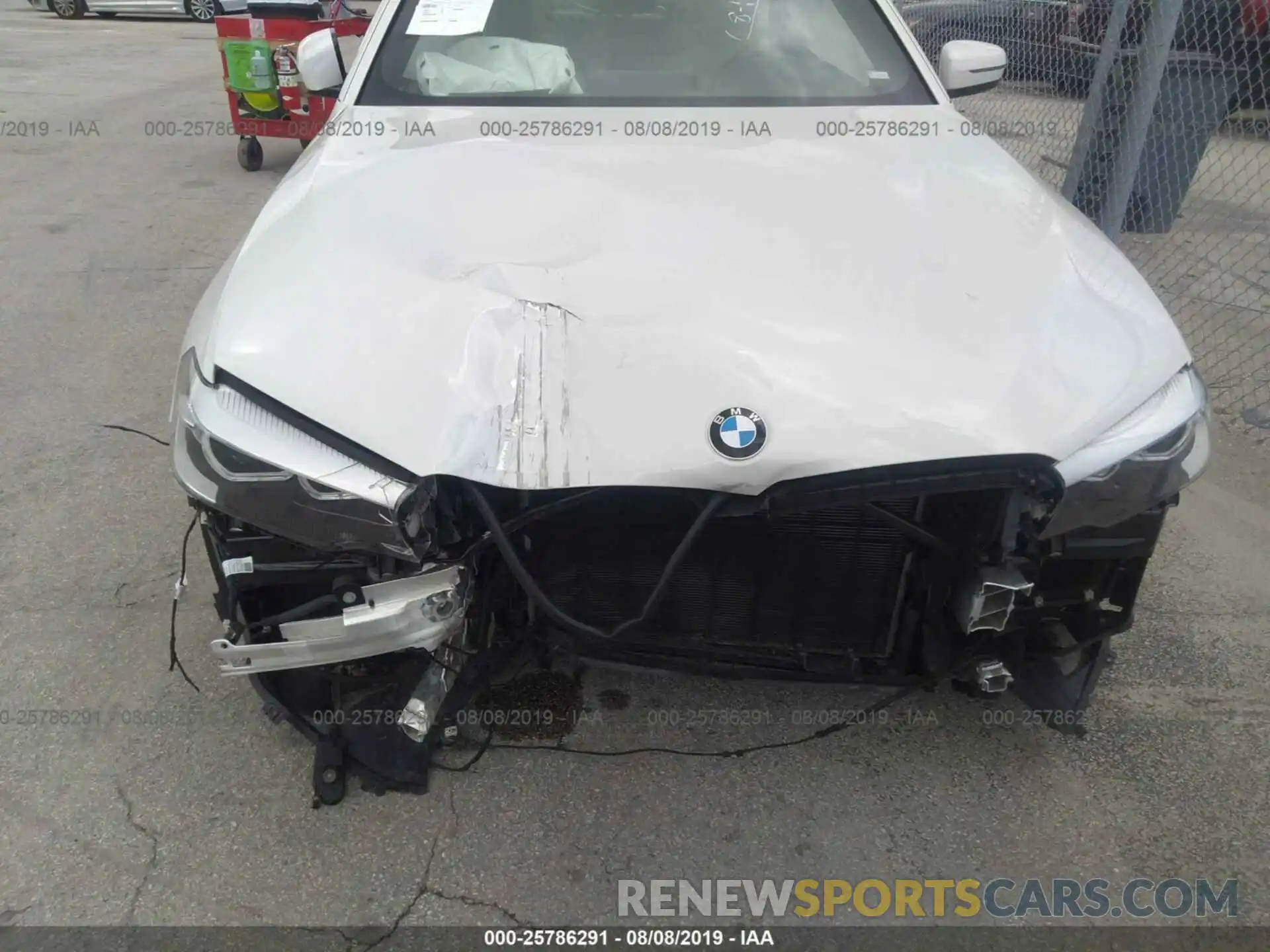 6 Photograph of a damaged car WBAJA5C56KWW18636 BMW 530 2019