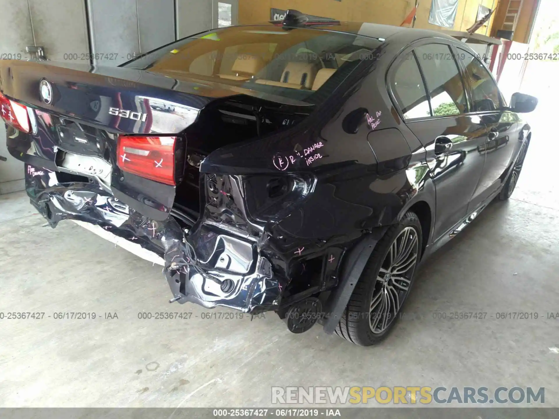 4 Photograph of a damaged car WBAJA5C58KG901095 BMW 530 2019