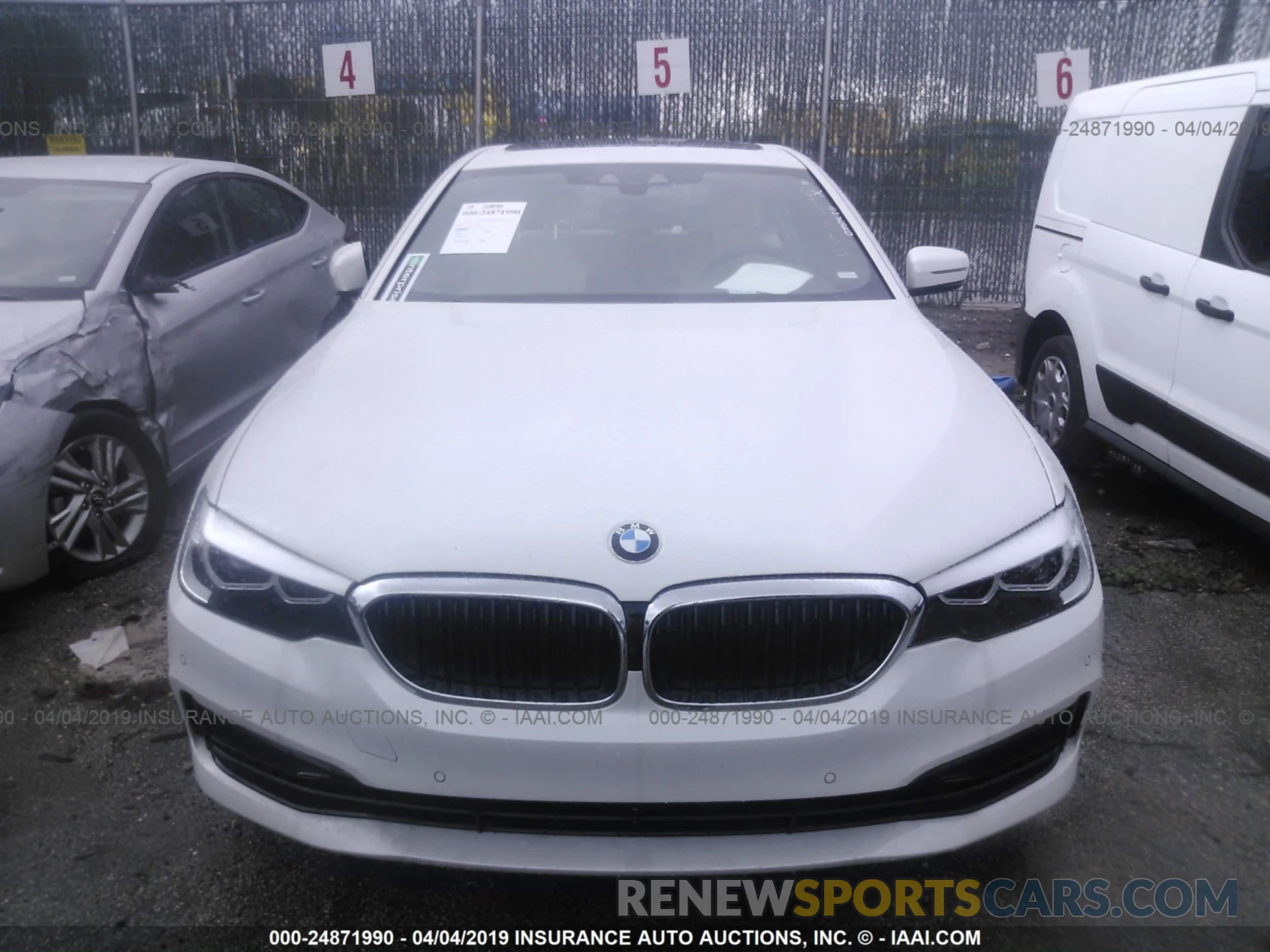 6 Photograph of a damaged car WBAJA5C59KWW18856 BMW 530 2019