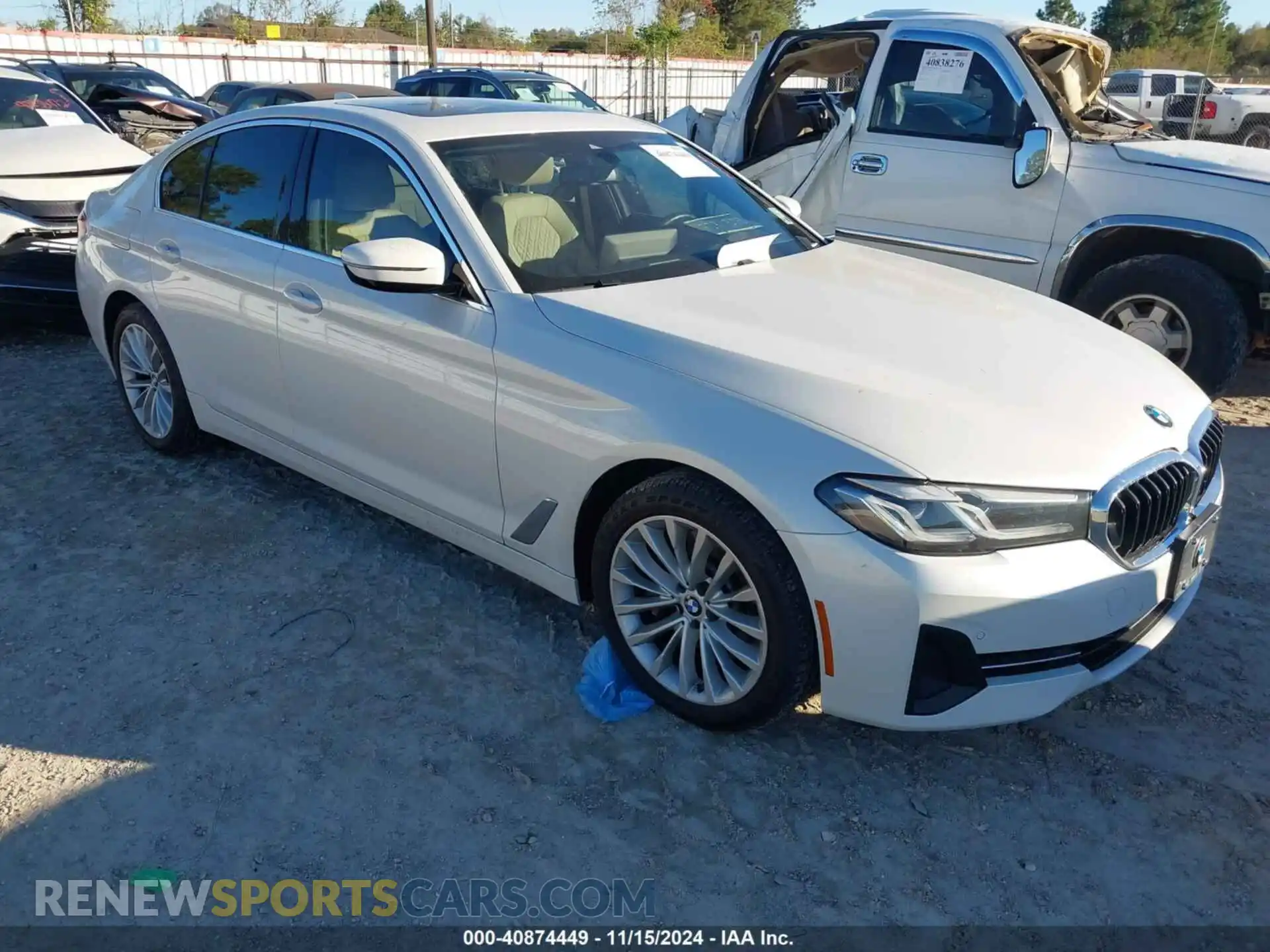 1 Photograph of a damaged car WBA53BH02NCH98794 BMW 530 2022