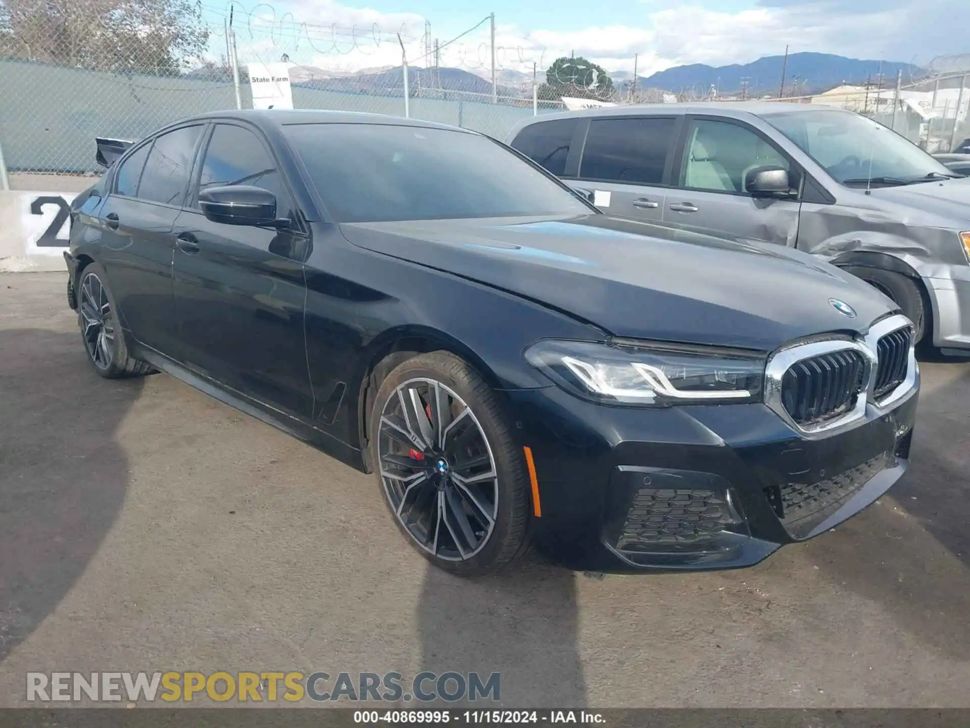 1 Photograph of a damaged car WBA53BH00PWY16580 BMW 530 2023