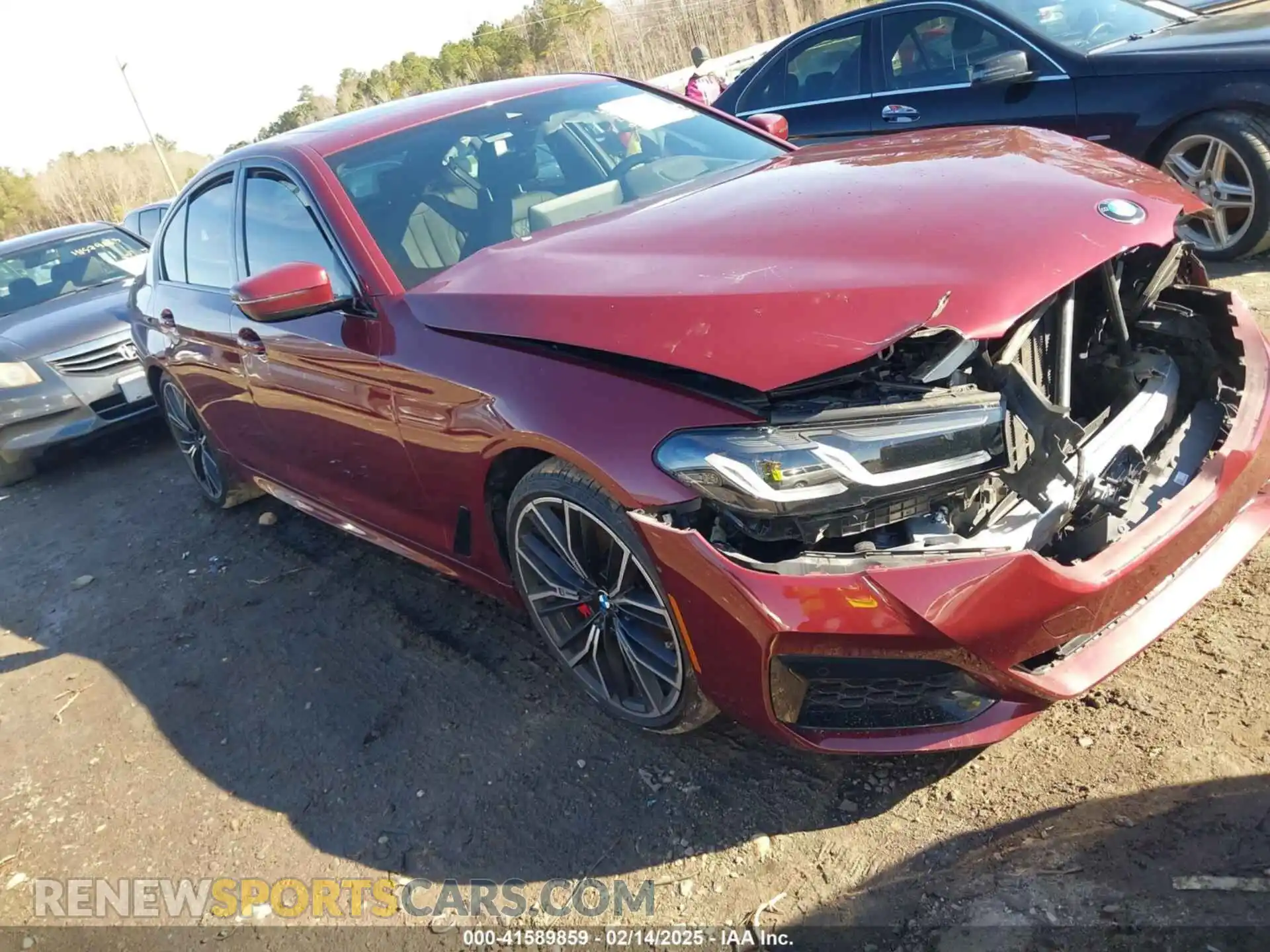1 Photograph of a damaged car WBA53BH05PCM55865 BMW 530 2023