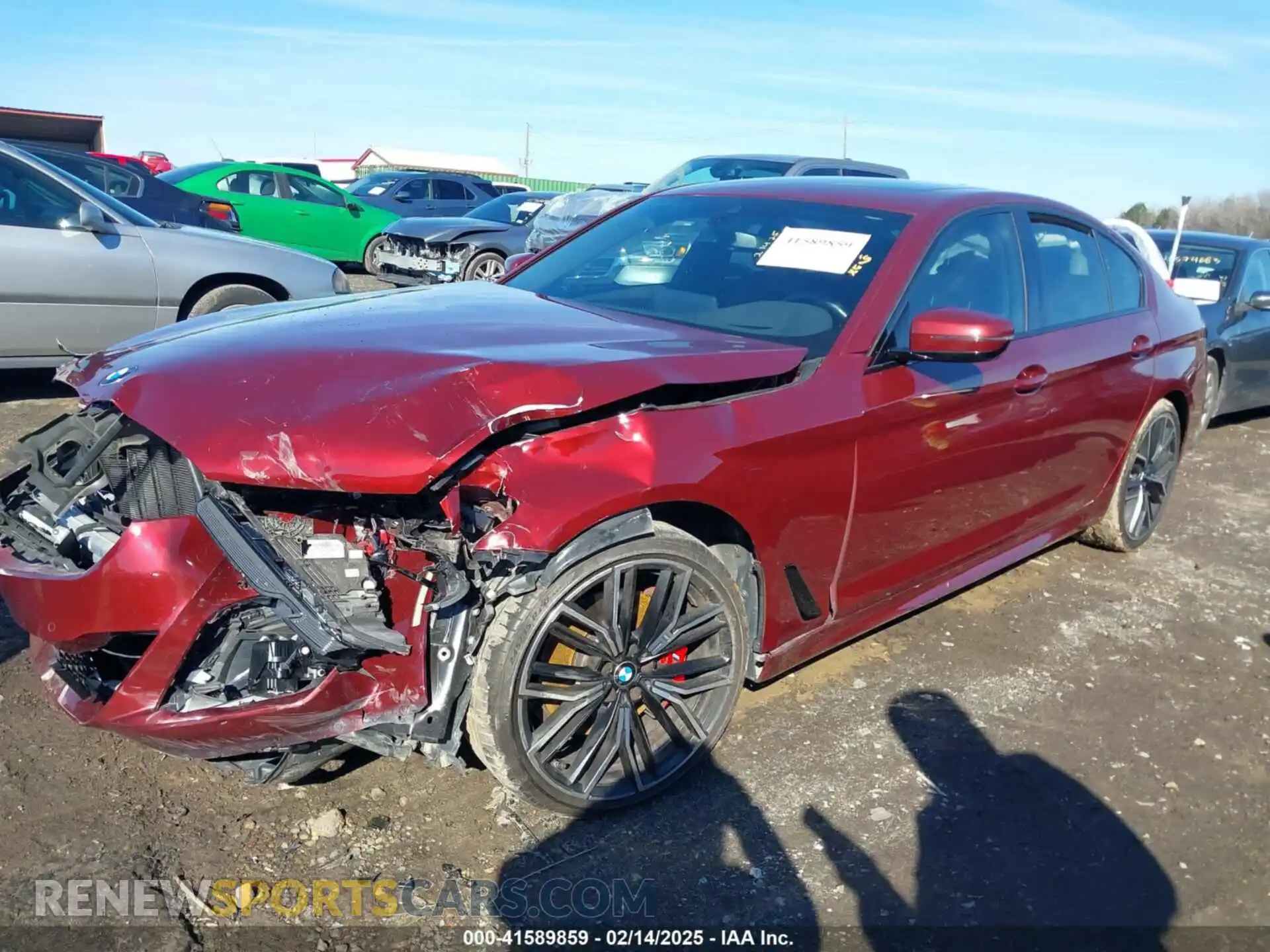 2 Photograph of a damaged car WBA53BH05PCM55865 BMW 530 2023