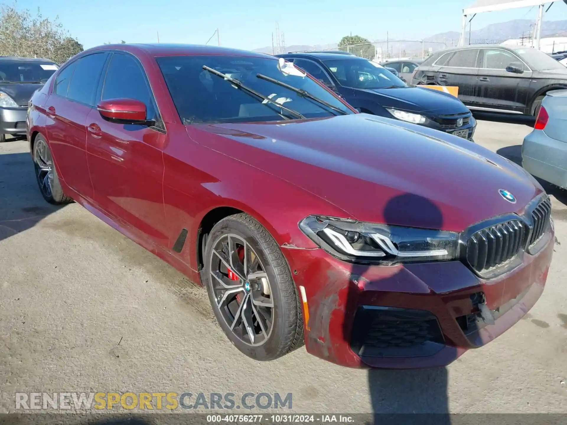 1 Фотография поврежденного автомобиля WBA53BH0XPCM79448 BMW 530 2023