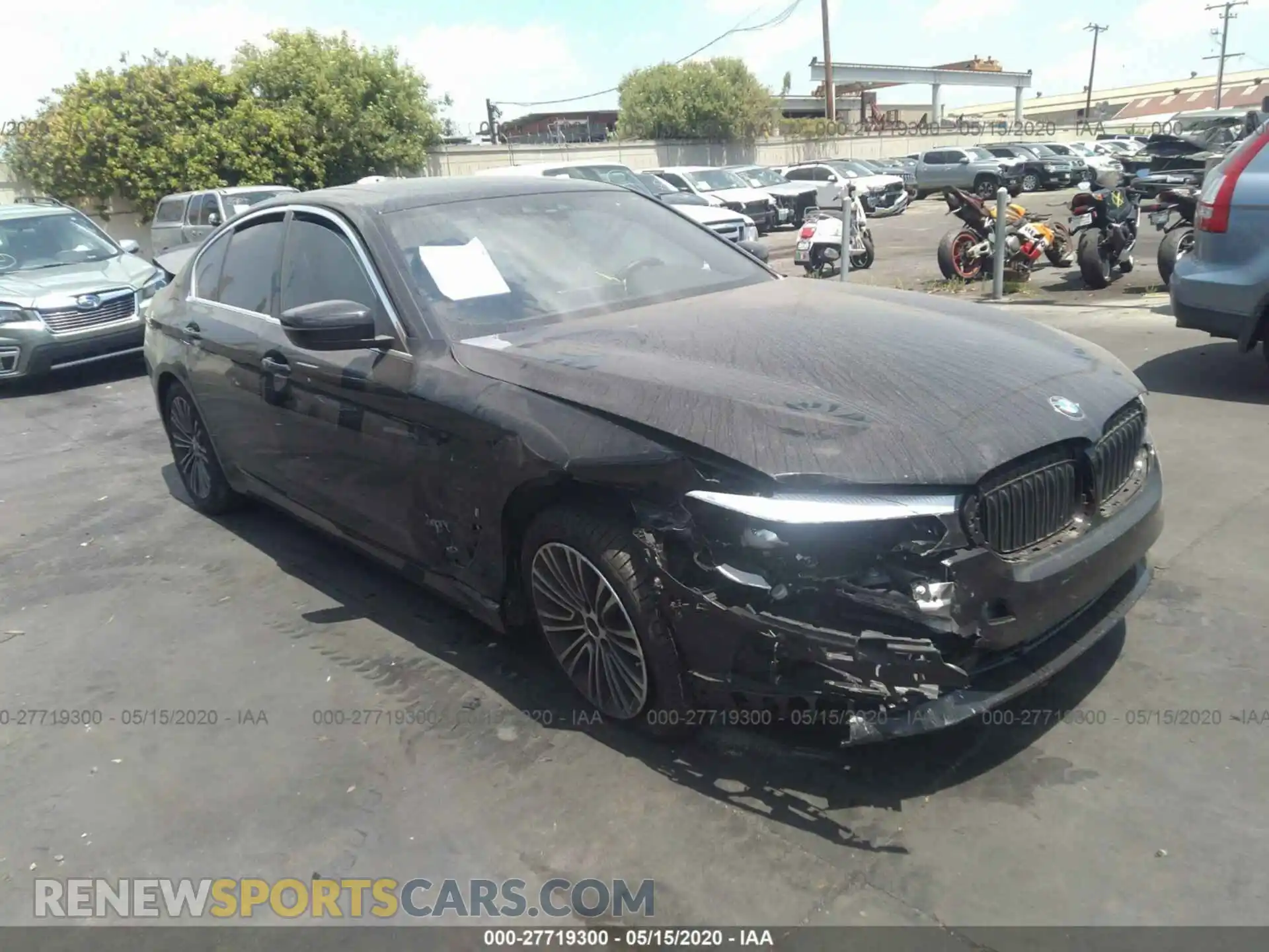 1 Photograph of a damaged car WBAJA9C51KB392472 BMW 530E 2019