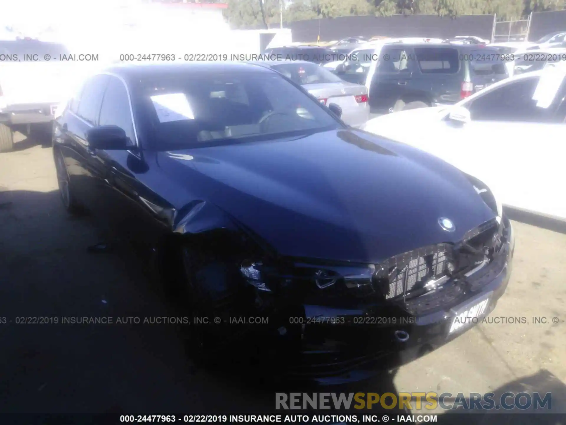 1 Photograph of a damaged car WBAJA9C52KB388527 BMW 530E 2019