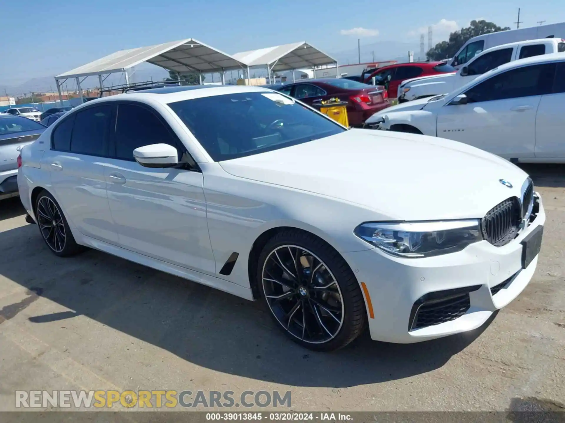 1 Photograph of a damaged car WBAJA9C52KB393596 BMW 530E 2019