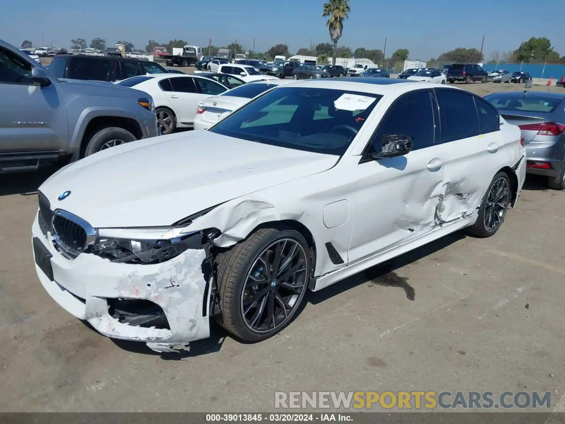 2 Photograph of a damaged car WBAJA9C52KB393596 BMW 530E 2019