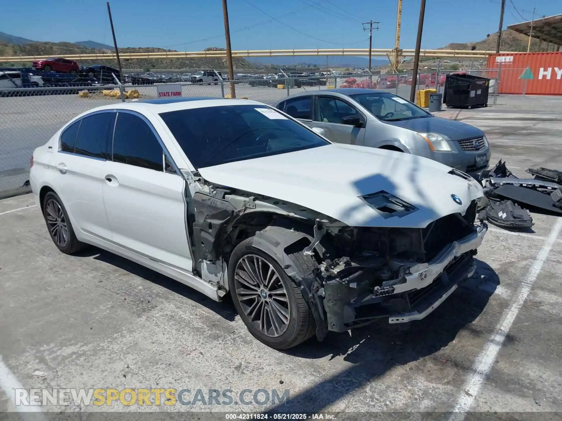 1 Photograph of a damaged car WBAJA9C53KB391999 BMW 530E 2019