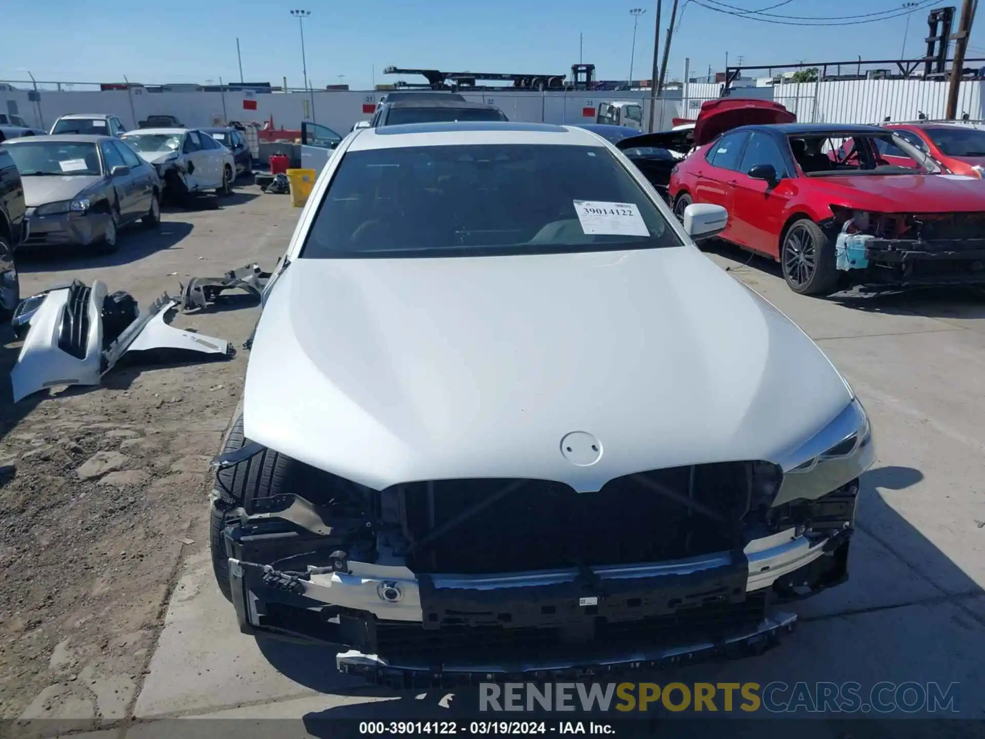 13 Photograph of a damaged car WBAJA9C55KB393902 BMW 530E 2019