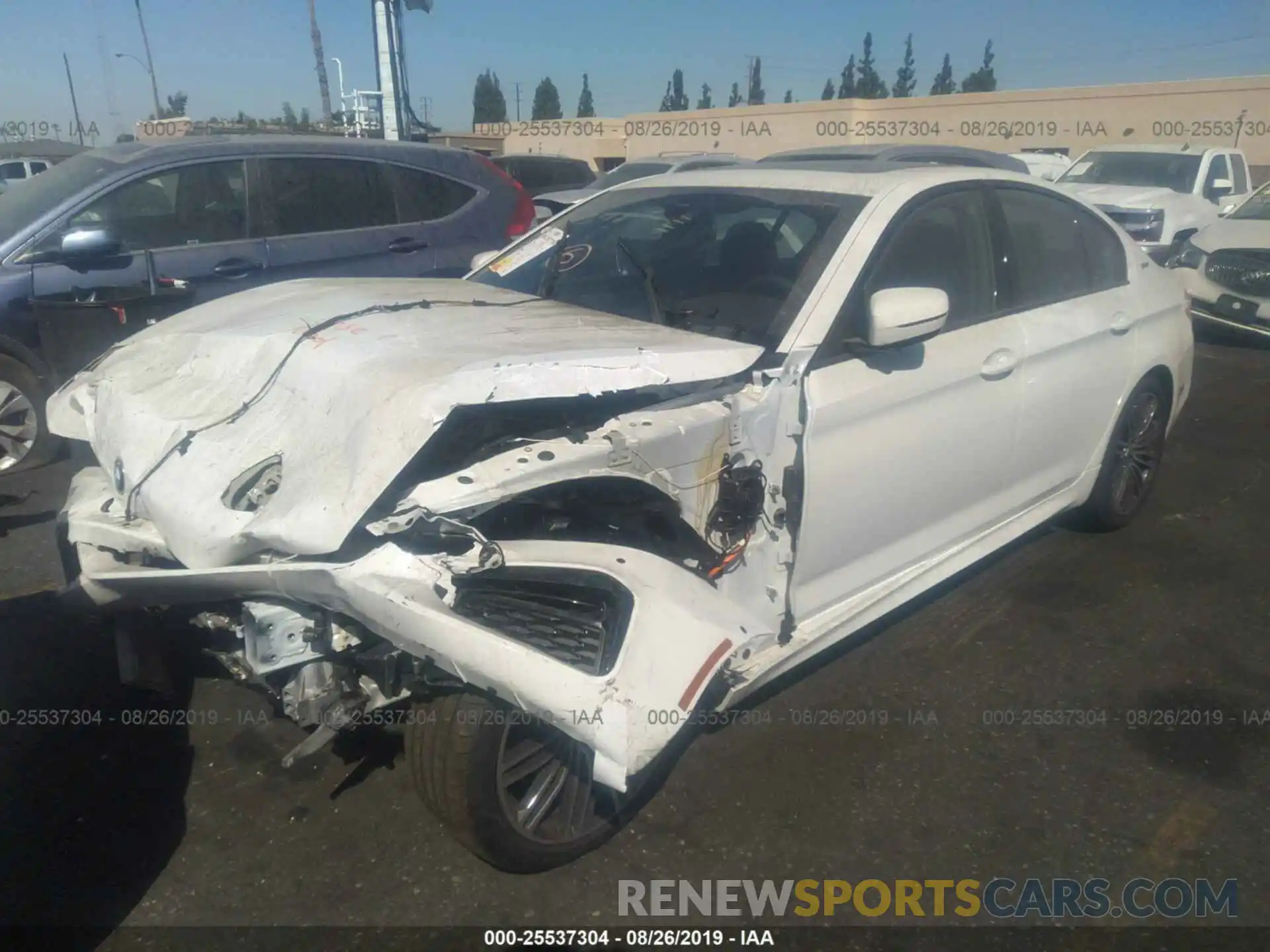 2 Photograph of a damaged car WBAJA9C56KB391933 BMW 530E 2019