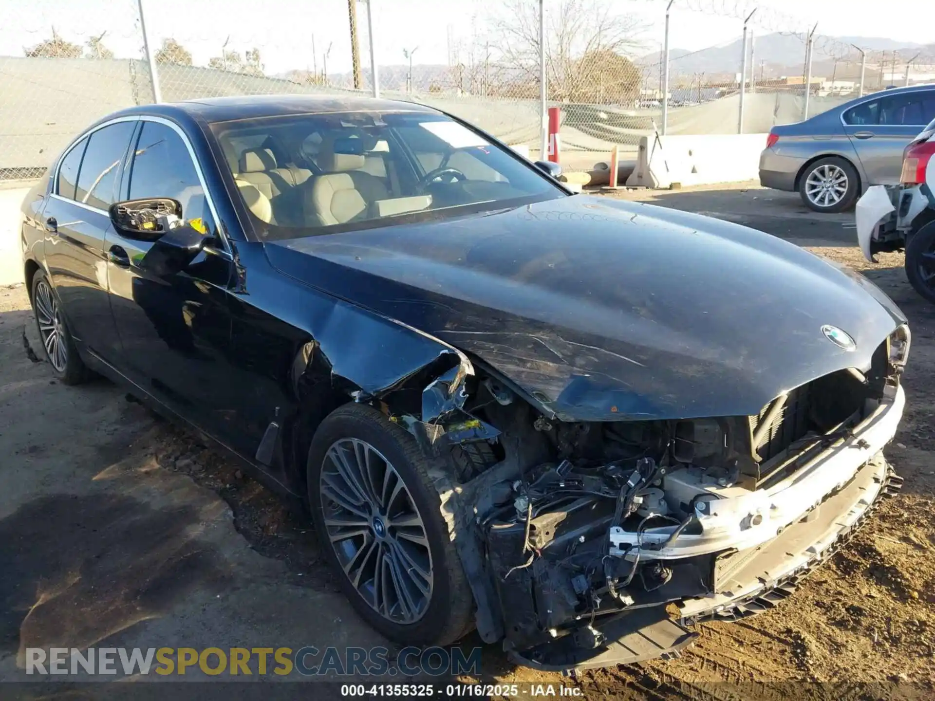 1 Photograph of a damaged car WBAJA9C57KB392444 BMW 530E 2019