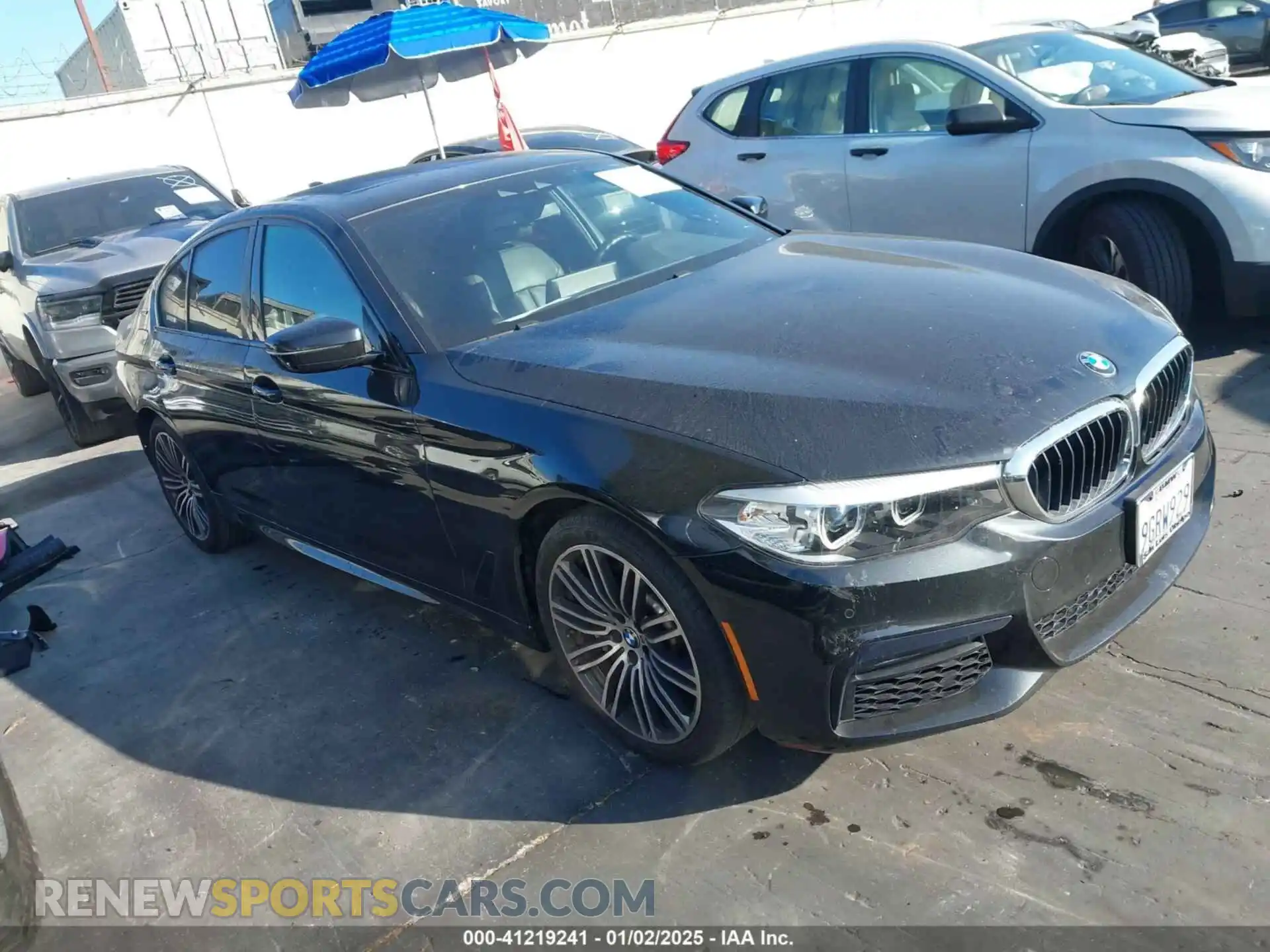 1 Photograph of a damaged car WBAJA9C57KB399703 BMW 530E 2019