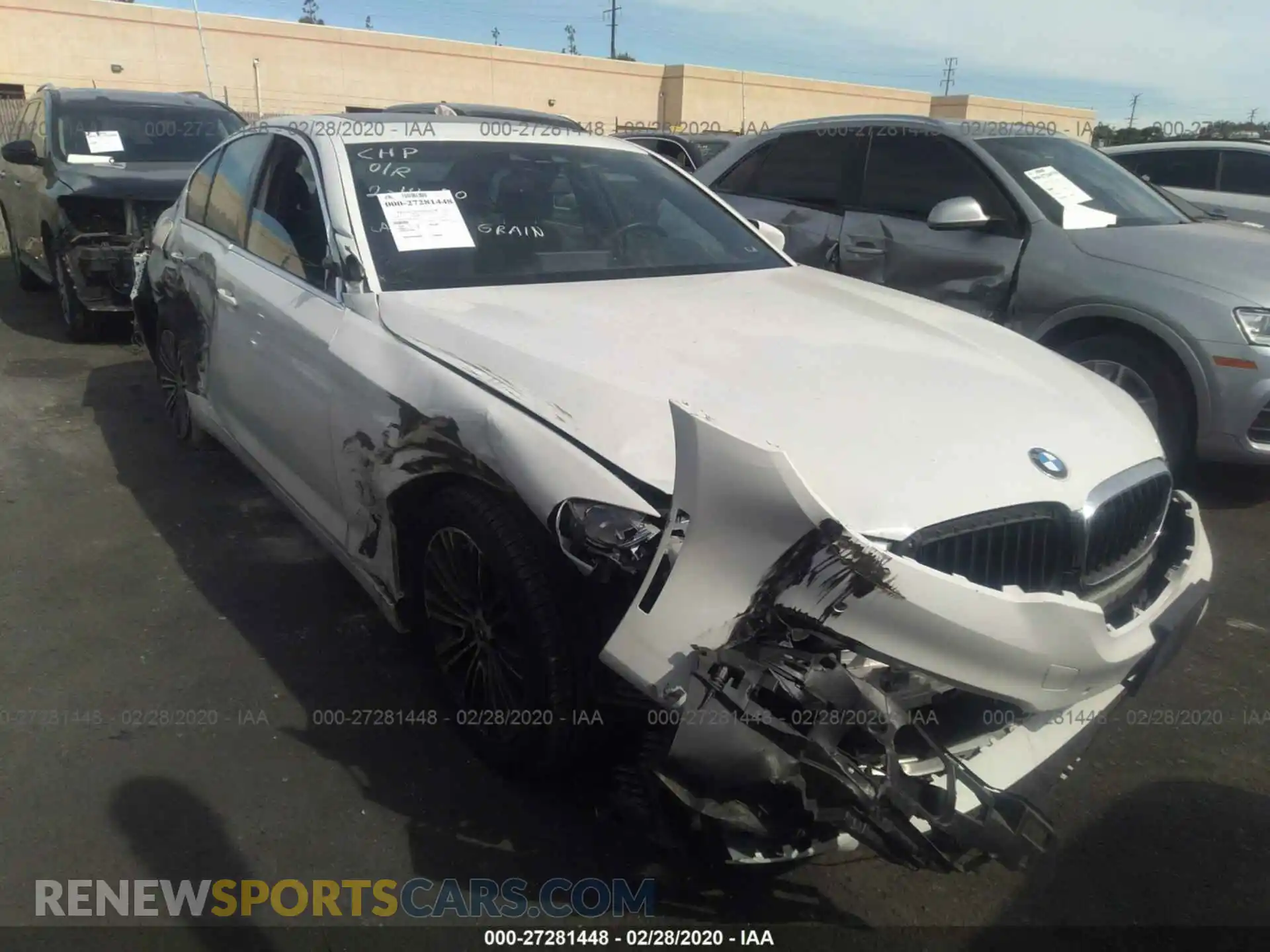 1 Photograph of a damaged car WBAJA9C59KB389643 BMW 530E 2019
