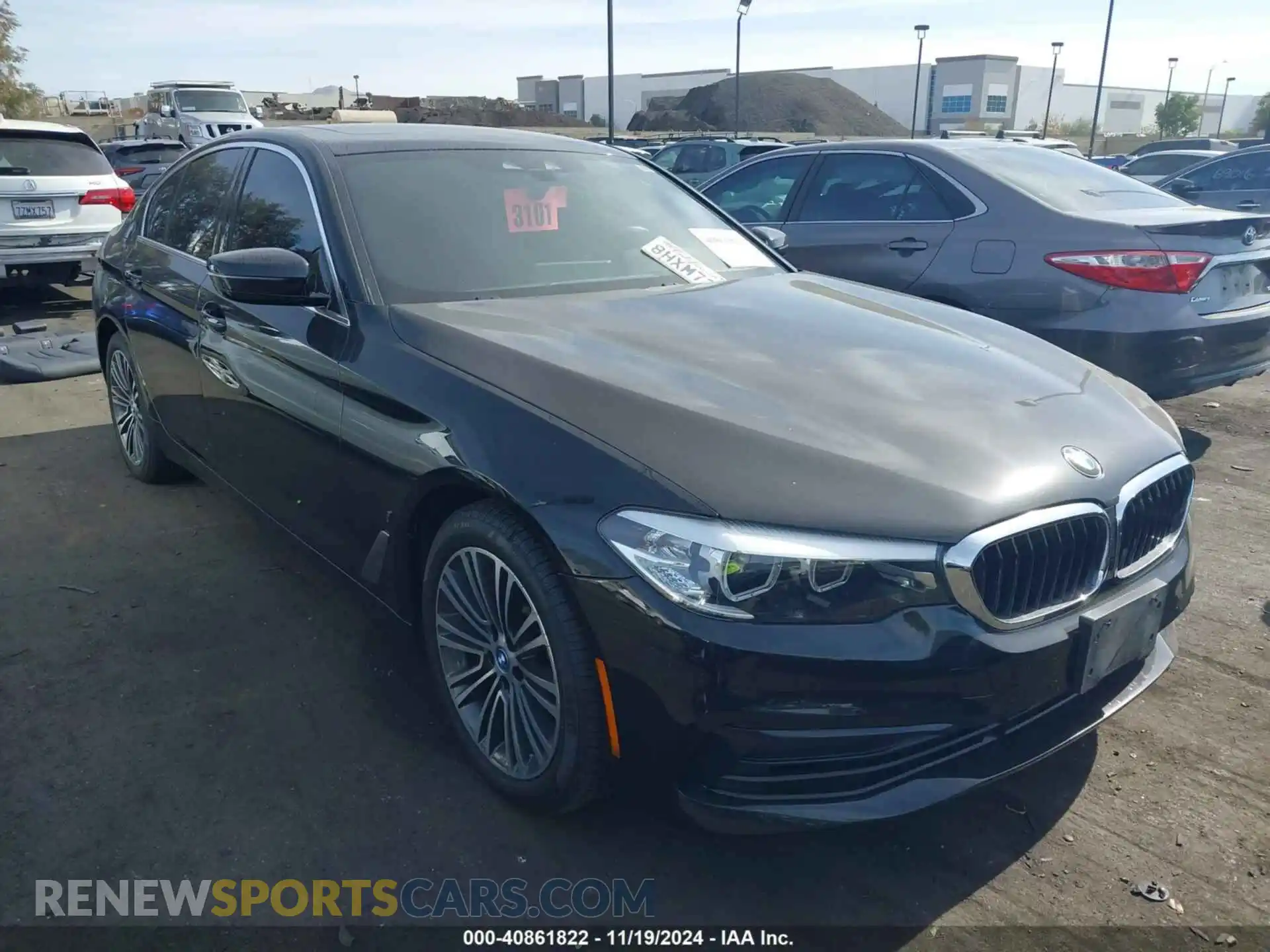 1 Photograph of a damaged car WBAJA9C5XKB389649 BMW 530E 2019