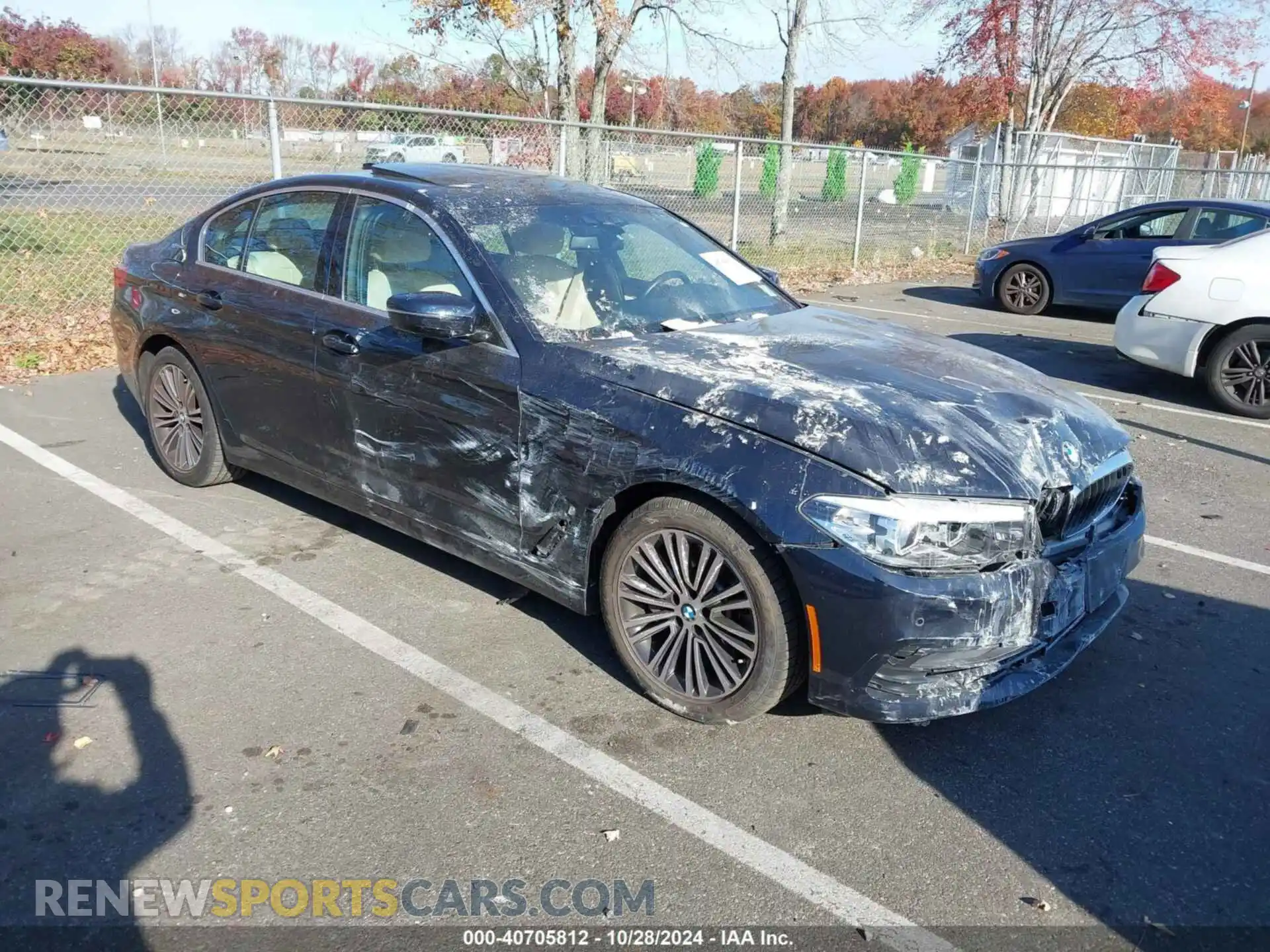 1 fotografías del automóvil dañado WBAJB1C50KB375614 BMW 530E 2019