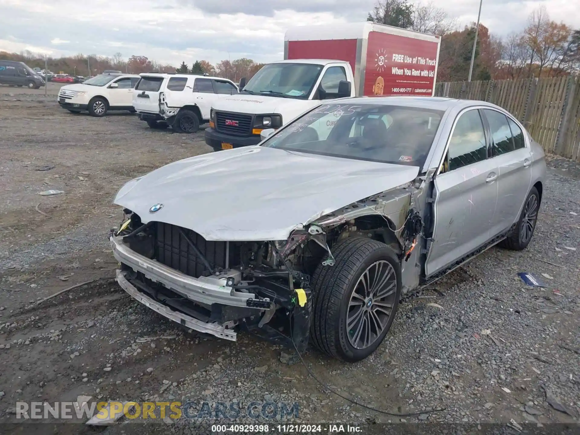 2 Photograph of a damaged car WBAJB1C51KB375590 BMW 530E 2019