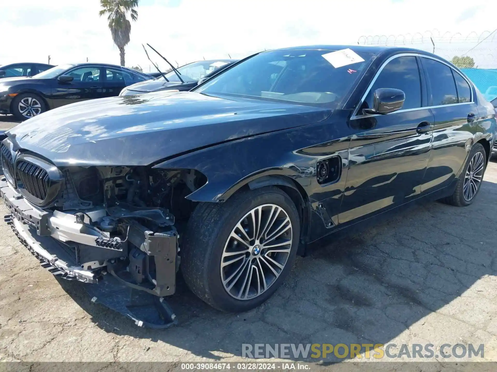2 Photograph of a damaged car WBAJA9C09LCD50389 BMW 530E 2020