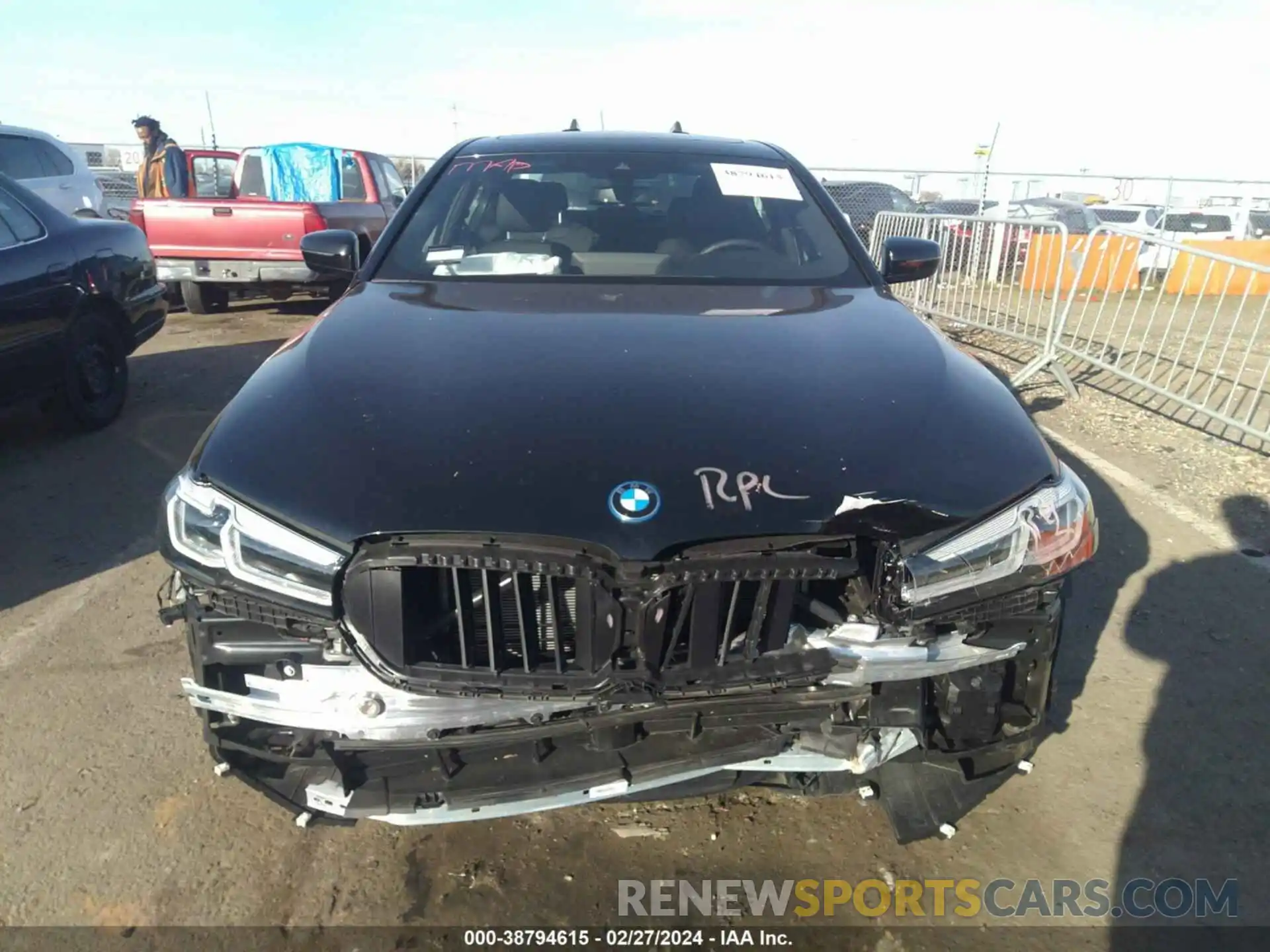 13 Photograph of a damaged car WBA13AG07PCN31550 BMW 530E 2023