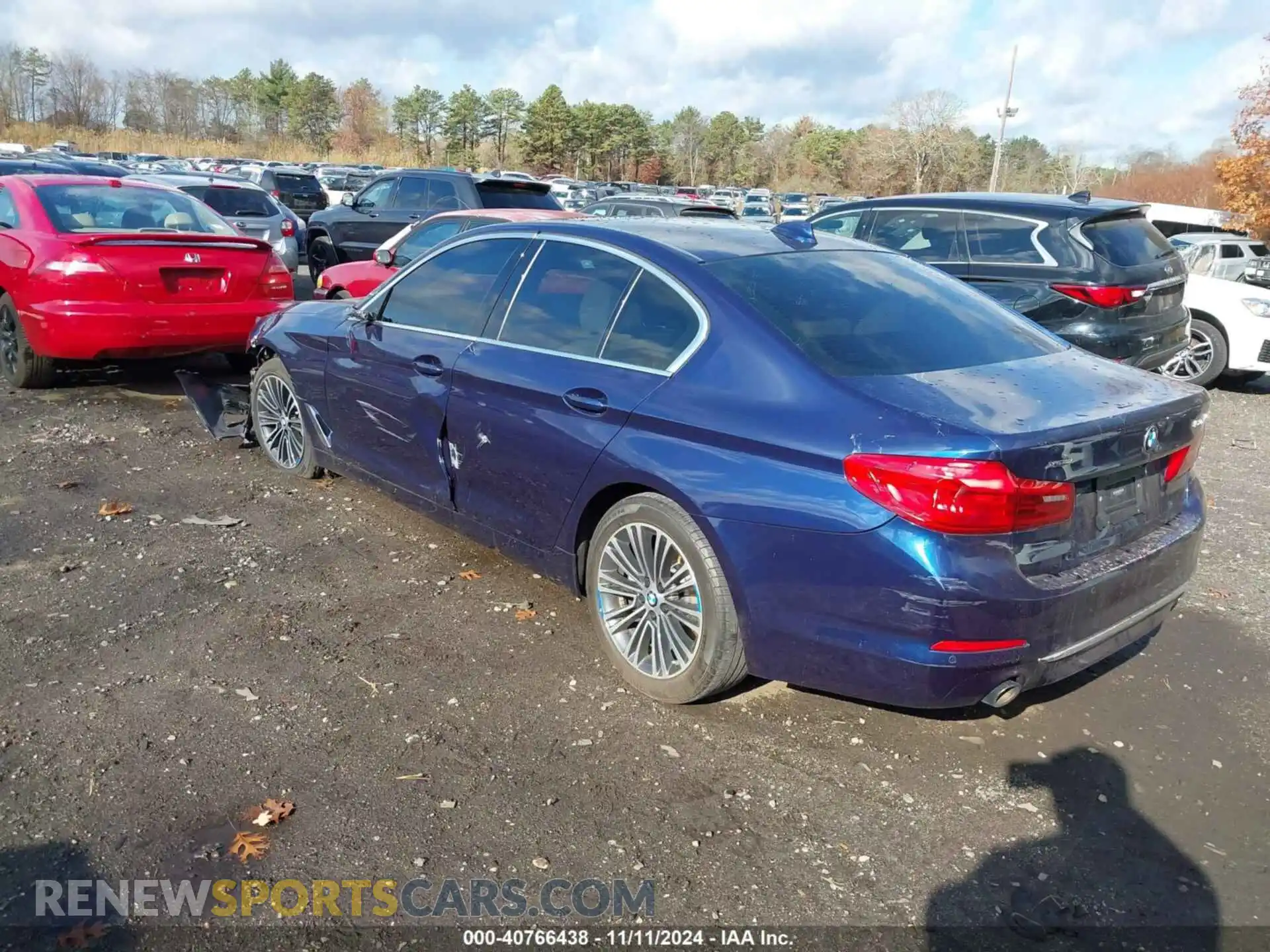 3 fotografías del automóvil dañado WBAJA7C57KWW25316 BMW 530I 2019