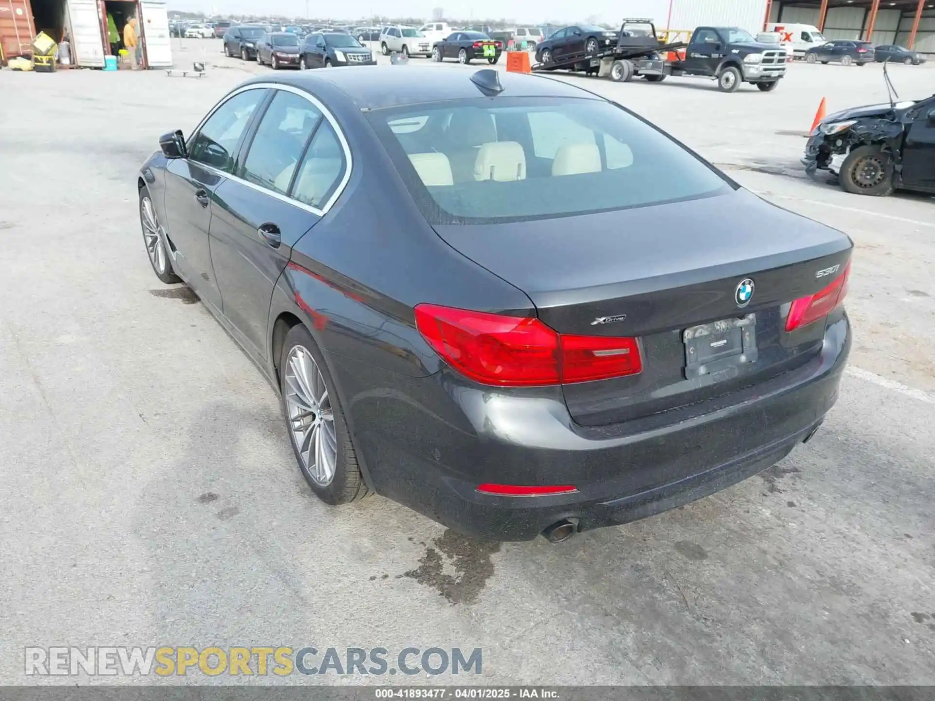 3 fotografías del automóvil dañado WBAJA7C5XKWW31983 BMW 530I 2019