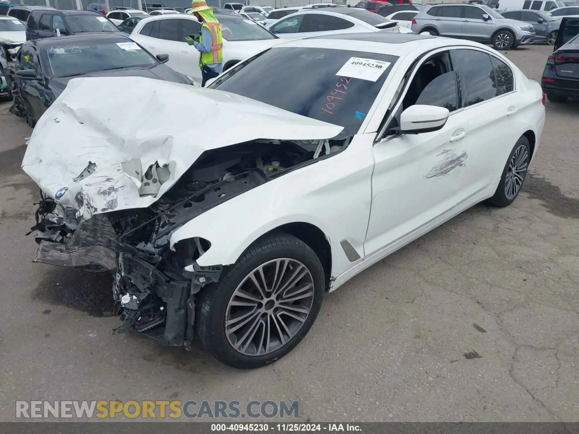 2 Photograph of a damaged car WBAJR3C01LWW64071 BMW 530I 2020
