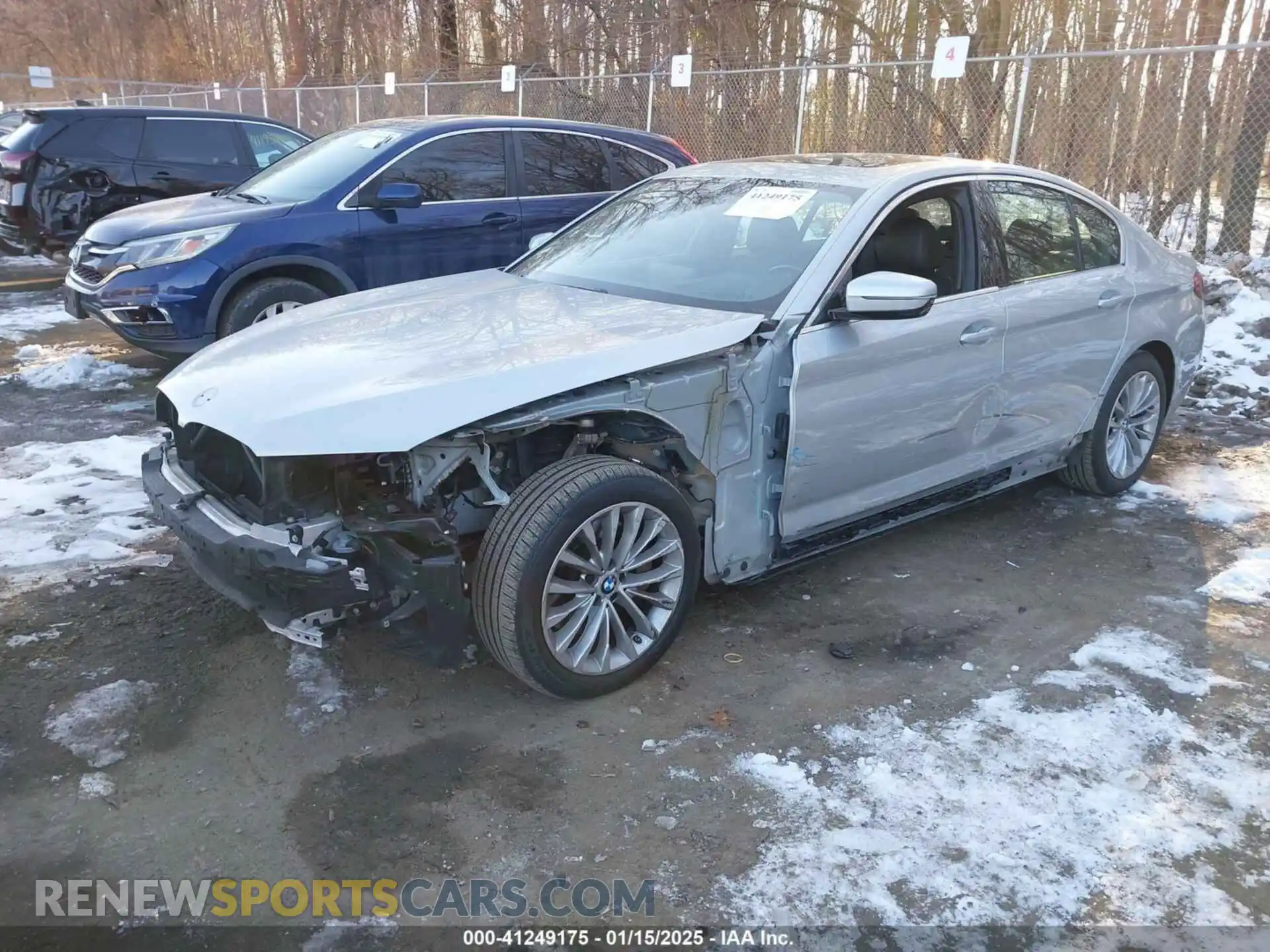 2 Photograph of a damaged car WBA13BJ02MWX30031 BMW 530I 2021