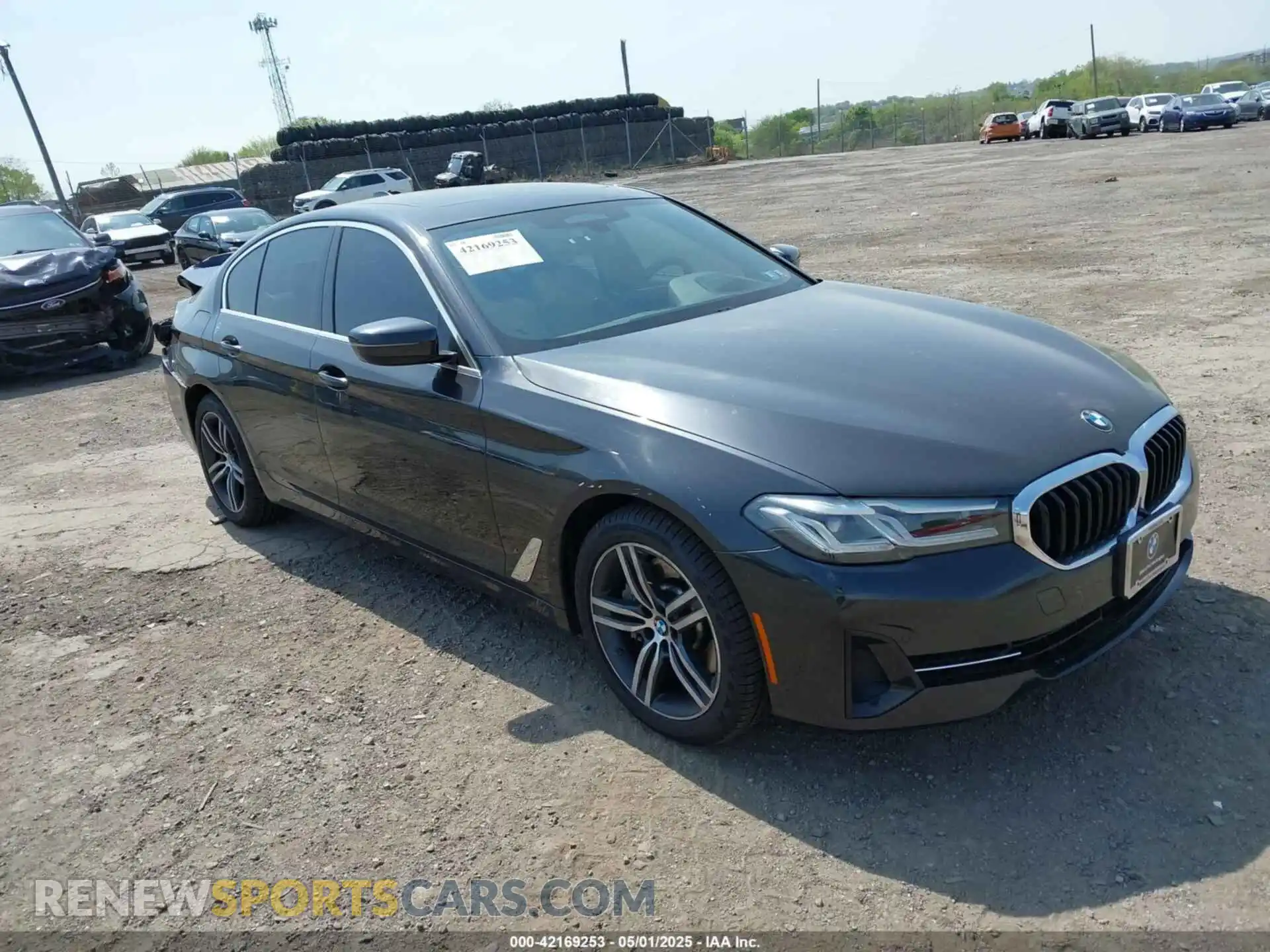 1 Photograph of a damaged car WBA13BJ04MCF43555 BMW 530I 2021
