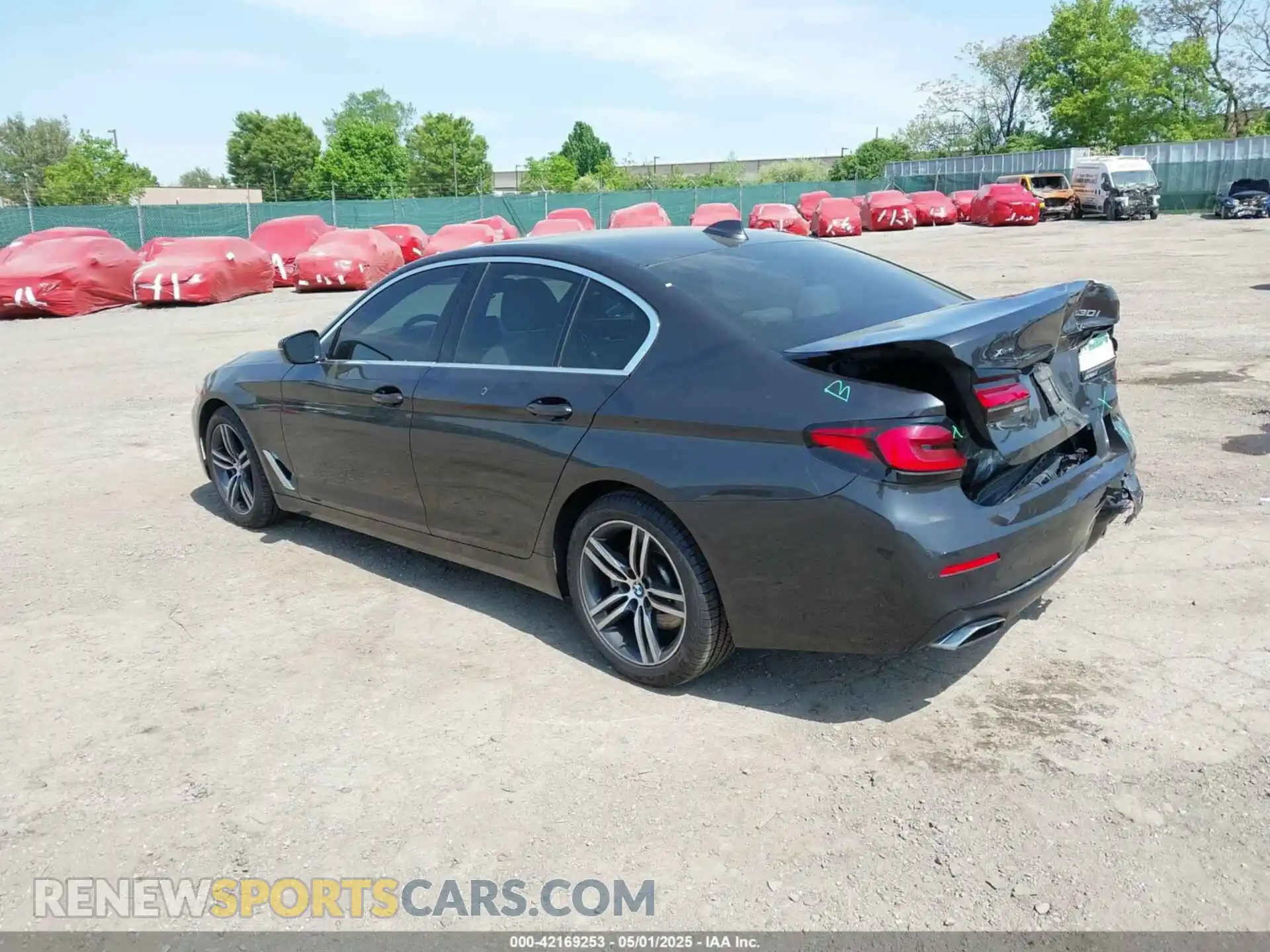 3 Photograph of a damaged car WBA13BJ04MCF43555 BMW 530I 2021