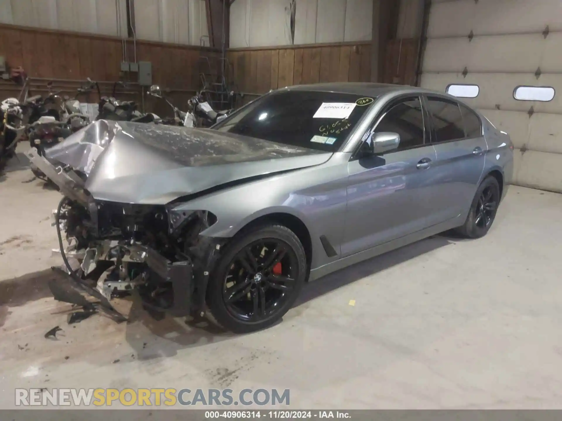 2 Photograph of a damaged car WBA13BJ07MCF20089 BMW 530I 2021