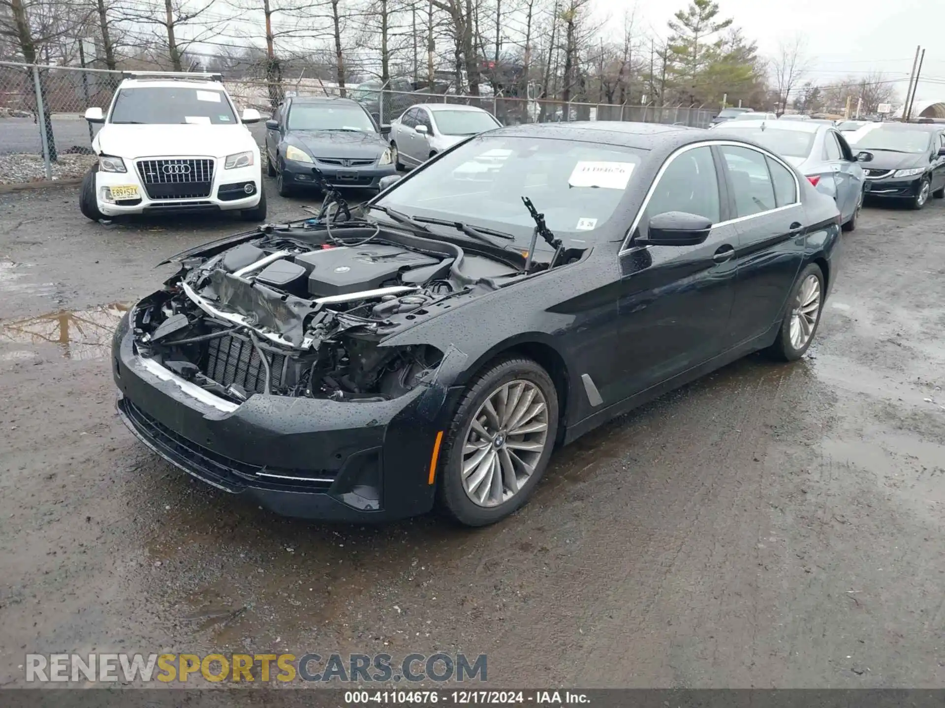 2 Photograph of a damaged car WBA13BJ07MWX18053 BMW 530I 2021