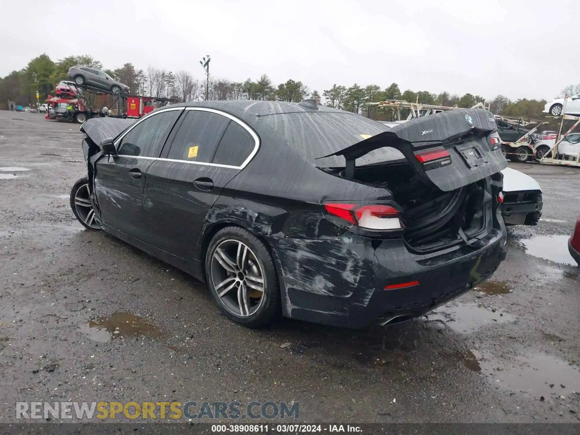 3 Photograph of a damaged car WBA13BJ09MWX18667 BMW 530I 2021