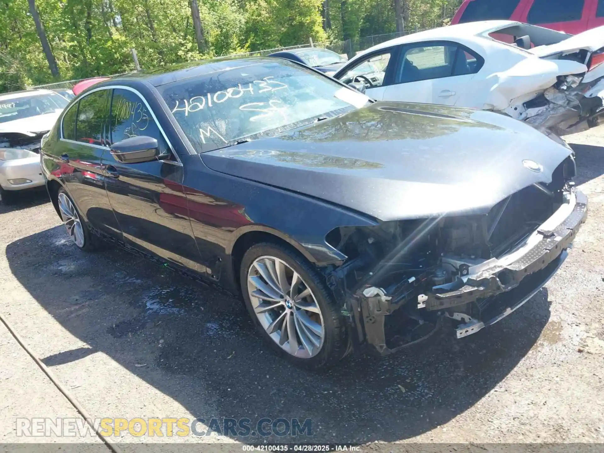 1 Photograph of a damaged car WBA13BJ0XMWX00677 BMW 530I 2021
