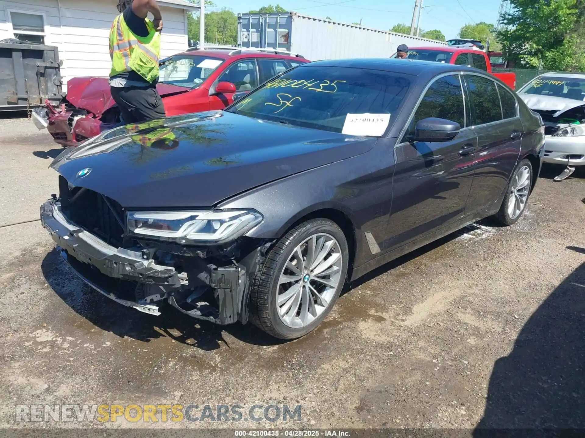 2 Photograph of a damaged car WBA13BJ0XMWX00677 BMW 530I 2021