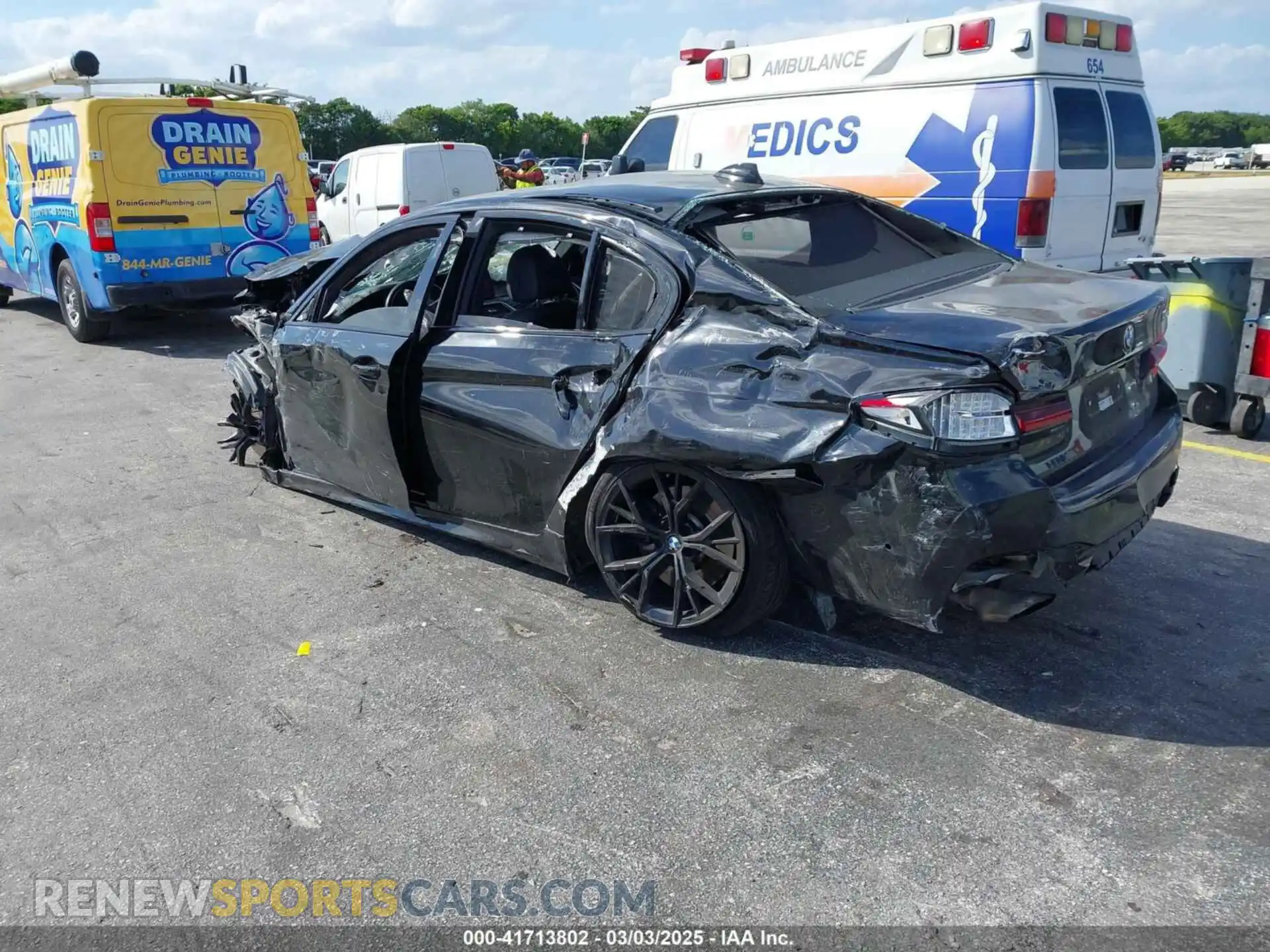 3 Photograph of a damaged car WBA53BH00MWX06009 BMW 530I 2021