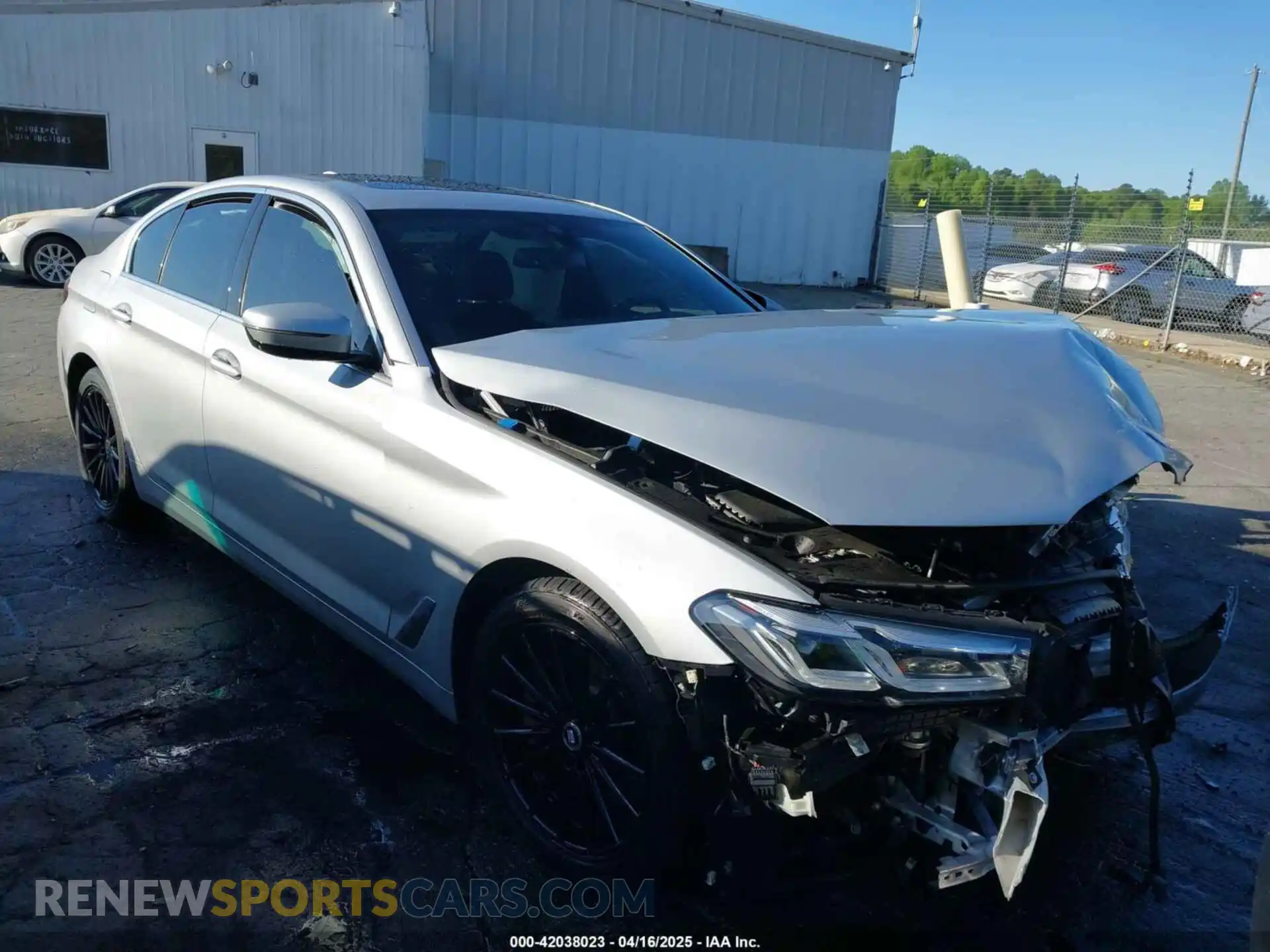 1 Photograph of a damaged car WBA53BH01MWX15298 BMW 530I 2021