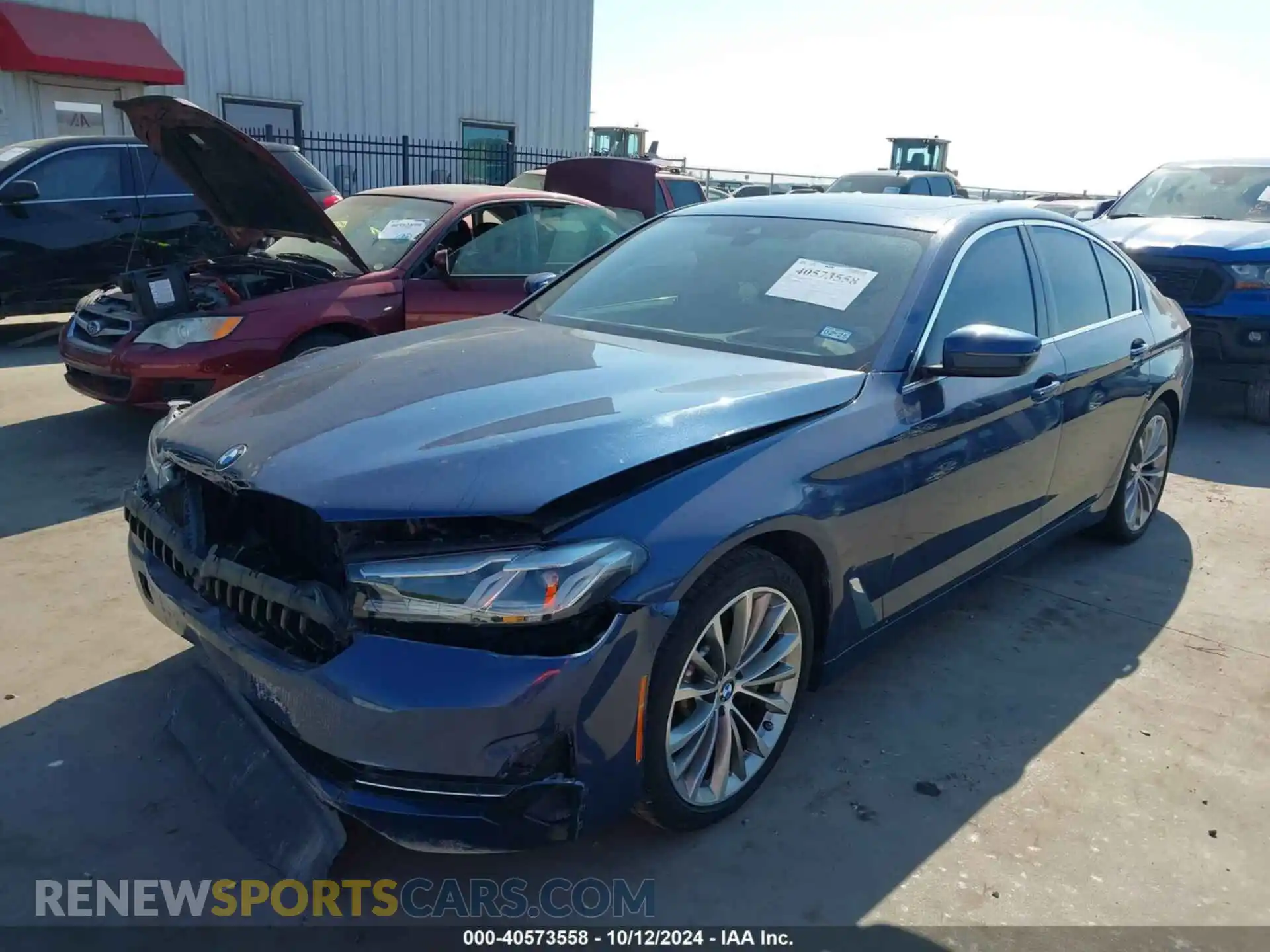 2 Photograph of a damaged car WBA53BH02MCF05801 BMW 530I 2021